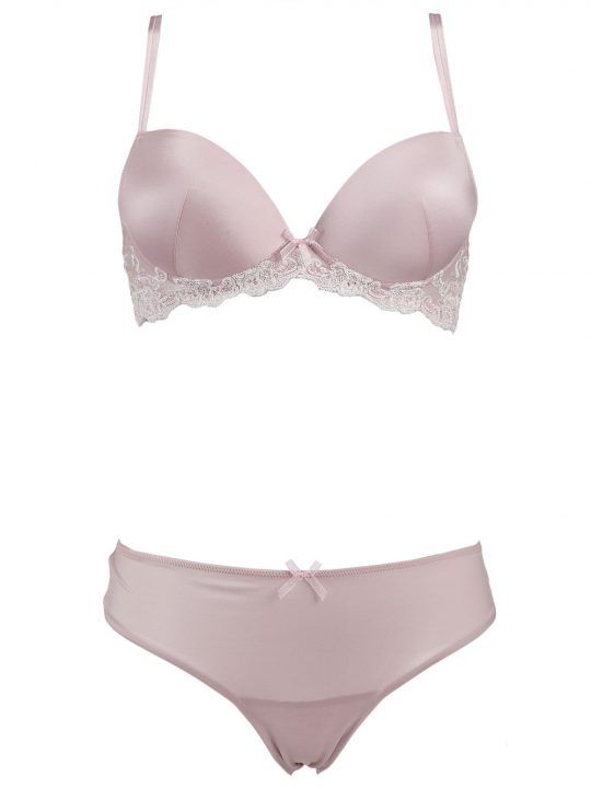 Completo Intimo Donna Ambra in Toulle Rosa - P18F0338475