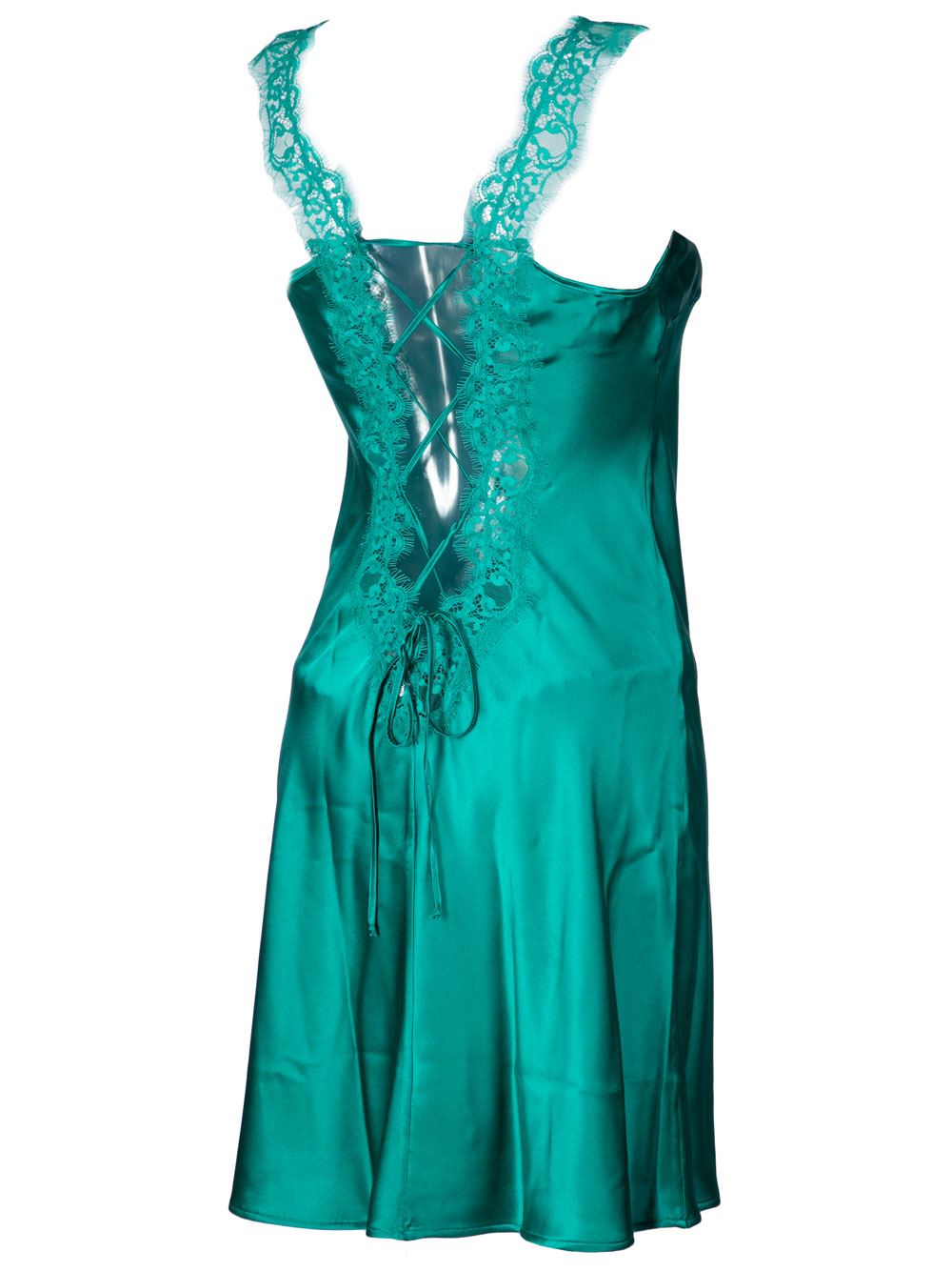 Effetto Seta Donna Maya Verde smeraldo Amazon Moda Donna Abbigliamento Intimo Sottovesti XL Gonna Sottoveste 