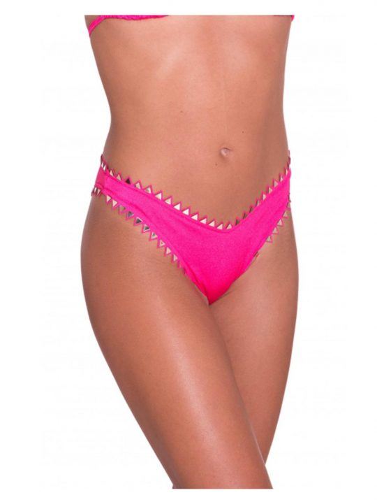 Bikini Donna Pin Up Stars rosa fluo in lycra elasticizzata semilucida - PA030TR18