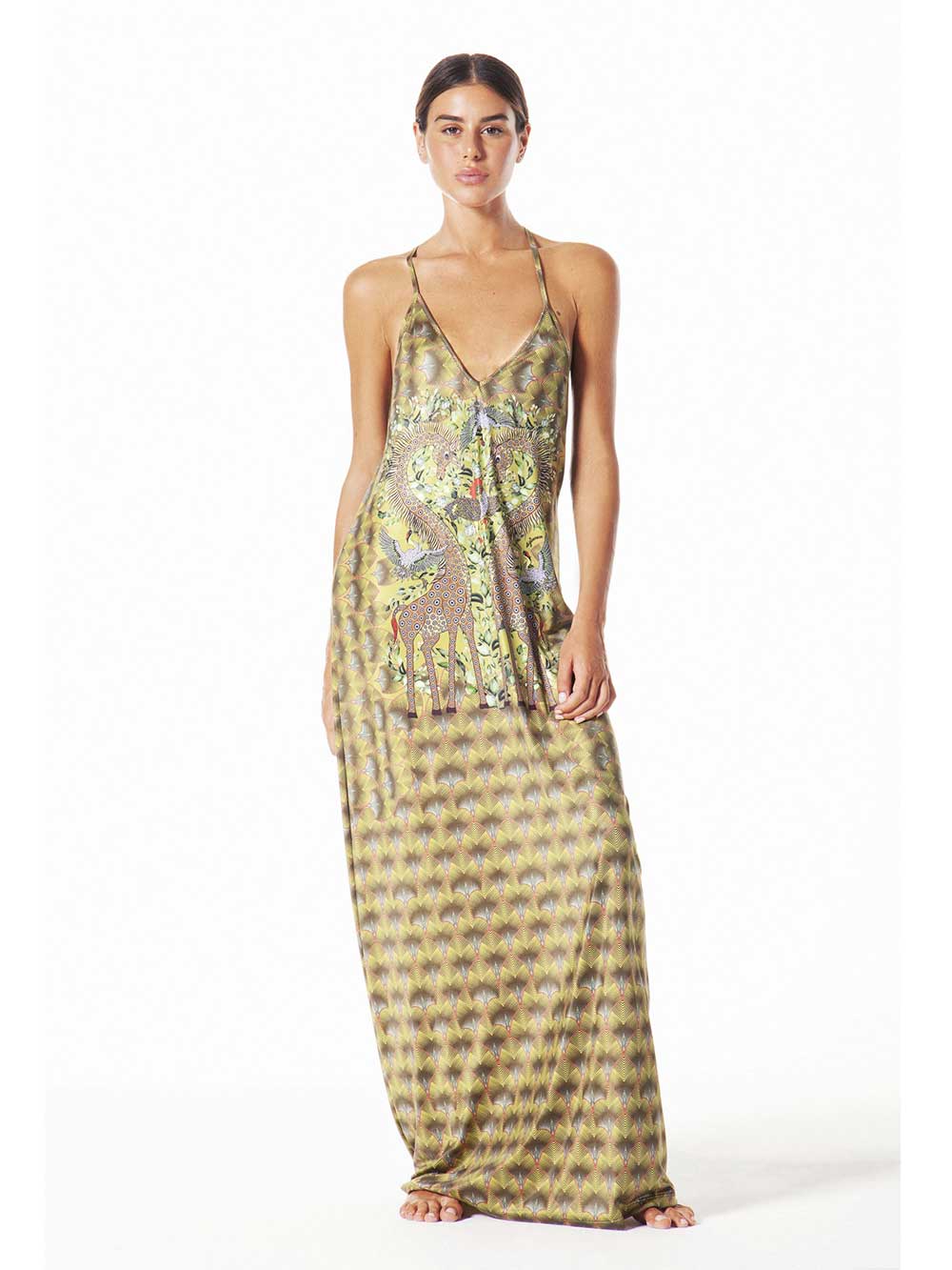 Abito Lungo Donna 4Giveness fantasia Africa - FGCW0808200 Abito Lungo Donna 4Giveness fantasia Africa - FGCW0808200