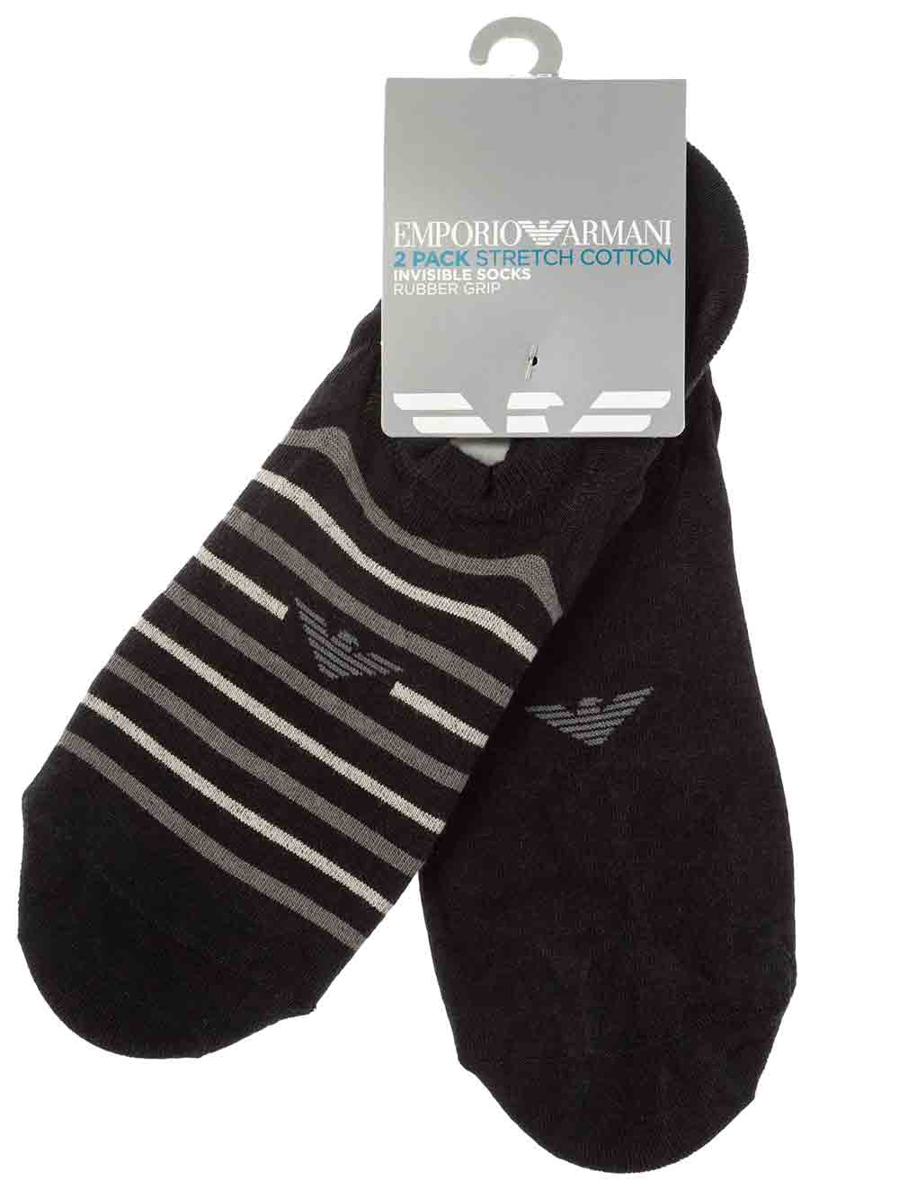 Fantasimo Bipack Uomo Emporio Armani Grigio - 3042281P293120 Fantasimo Bipack Uomo Emporio Armani Grigio - 3042281P293120