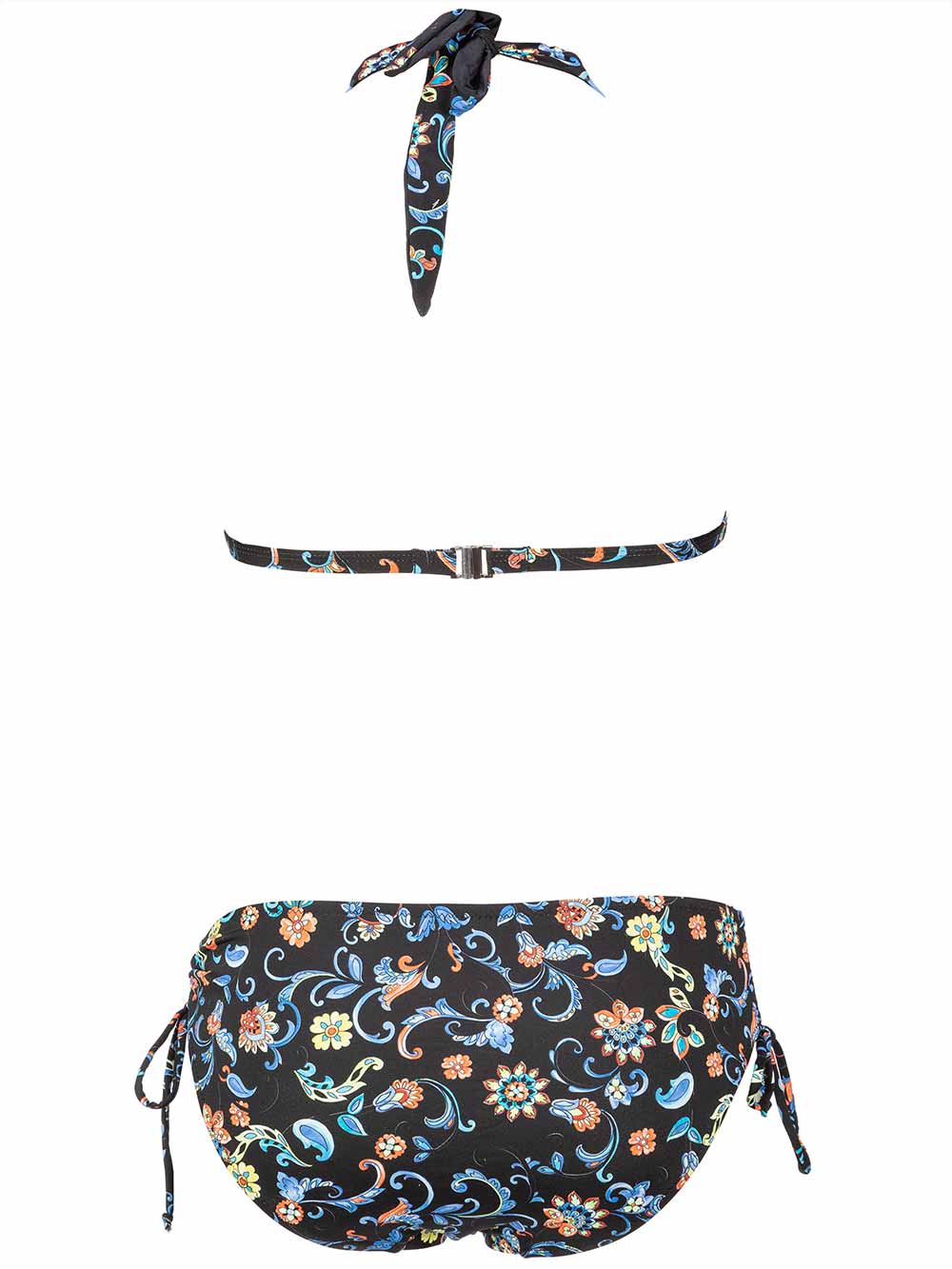 Bikini Donna Vacanze Italiane Fantasia fantasia floreale Nero - V121032 Bikini Donna Vacanze Italiane Fantasia fantasia floreale Nero - V121032