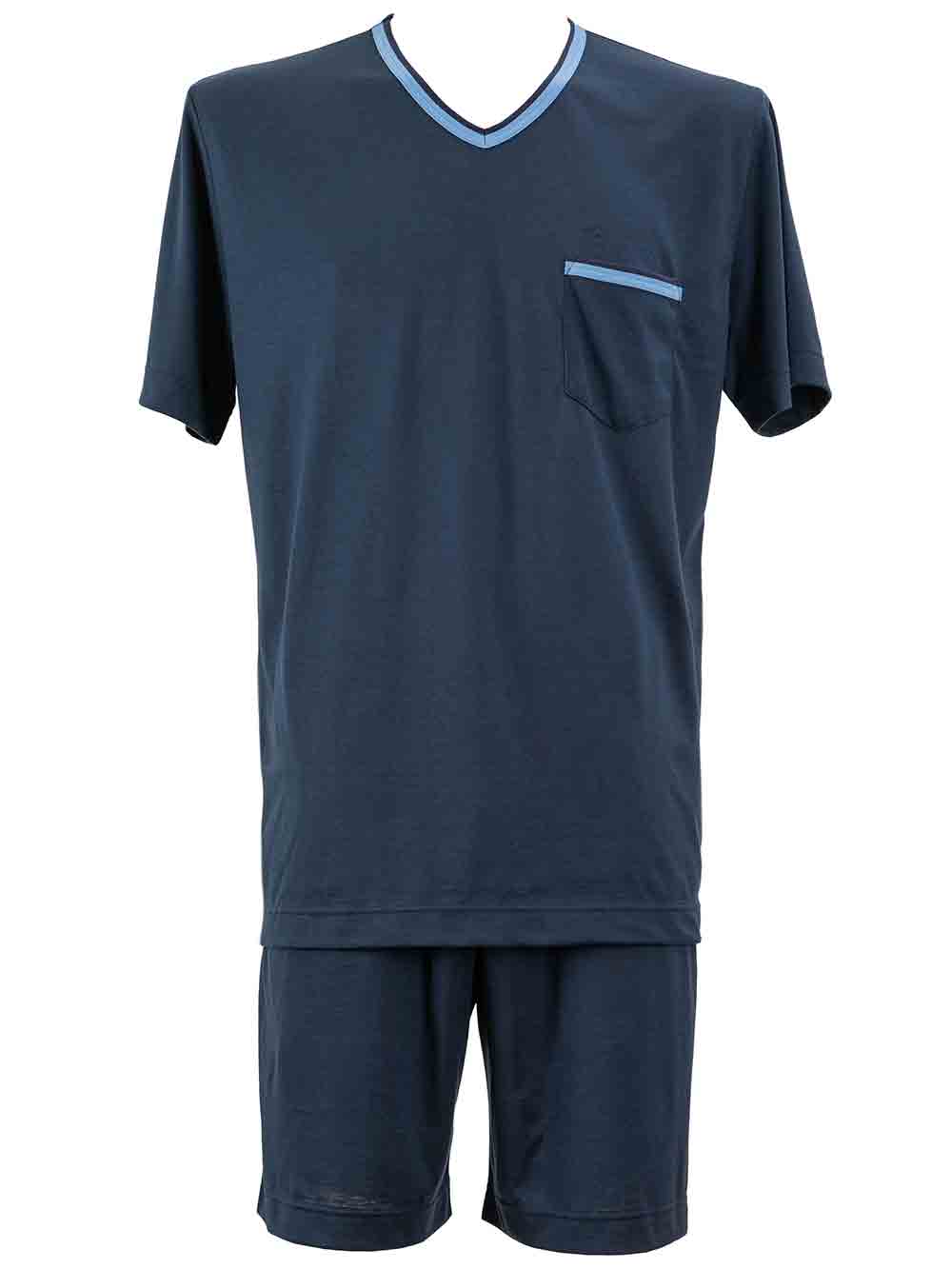 Pigiama Uomo Mey in Cotone Blu - 18871788668 Pigiama Uomo Mey in Cotone Blu - 18871788668