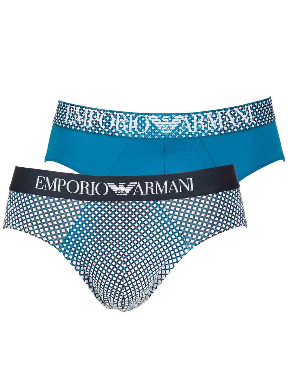 Slip Bipack Uomo Emporio Armani in Cotone - 1117331P50572810 Slip Bipack Uomo Emporio Armani in Cotone - 1117331P50572810