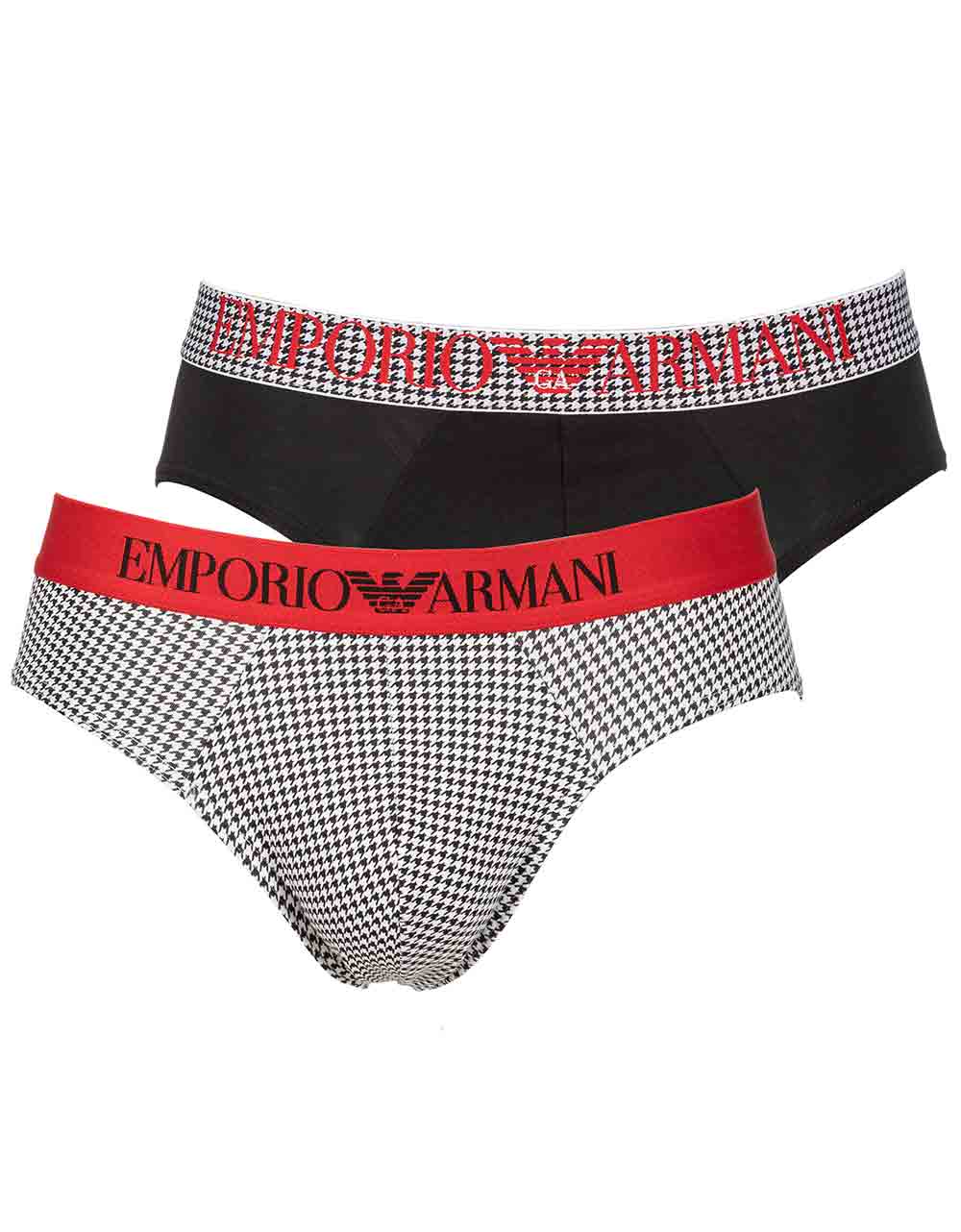 Slip Bipack Uomo Emporio Armani in Cotone - 1117331P50572910 Slip Bipack Uomo Emporio Armani in Cotone - 1117331P50572910