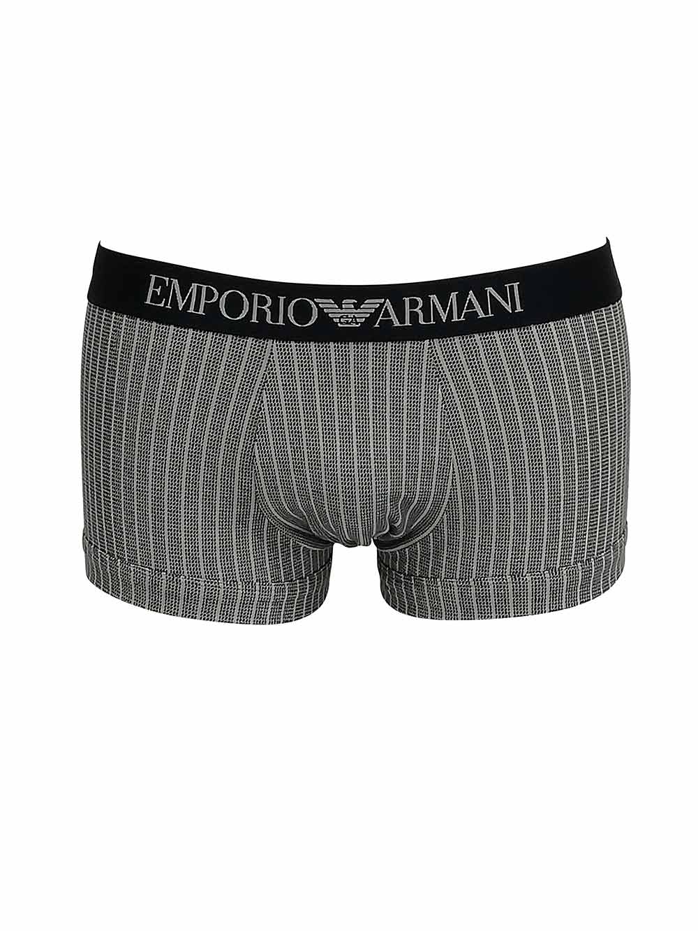 Boxer Bipack Uomo Emporio Armani Blu e Grigio - 1112101A50491435 Boxer Bipack Uomo Emporio Armani Blu e Grigio - 1112101A50491435