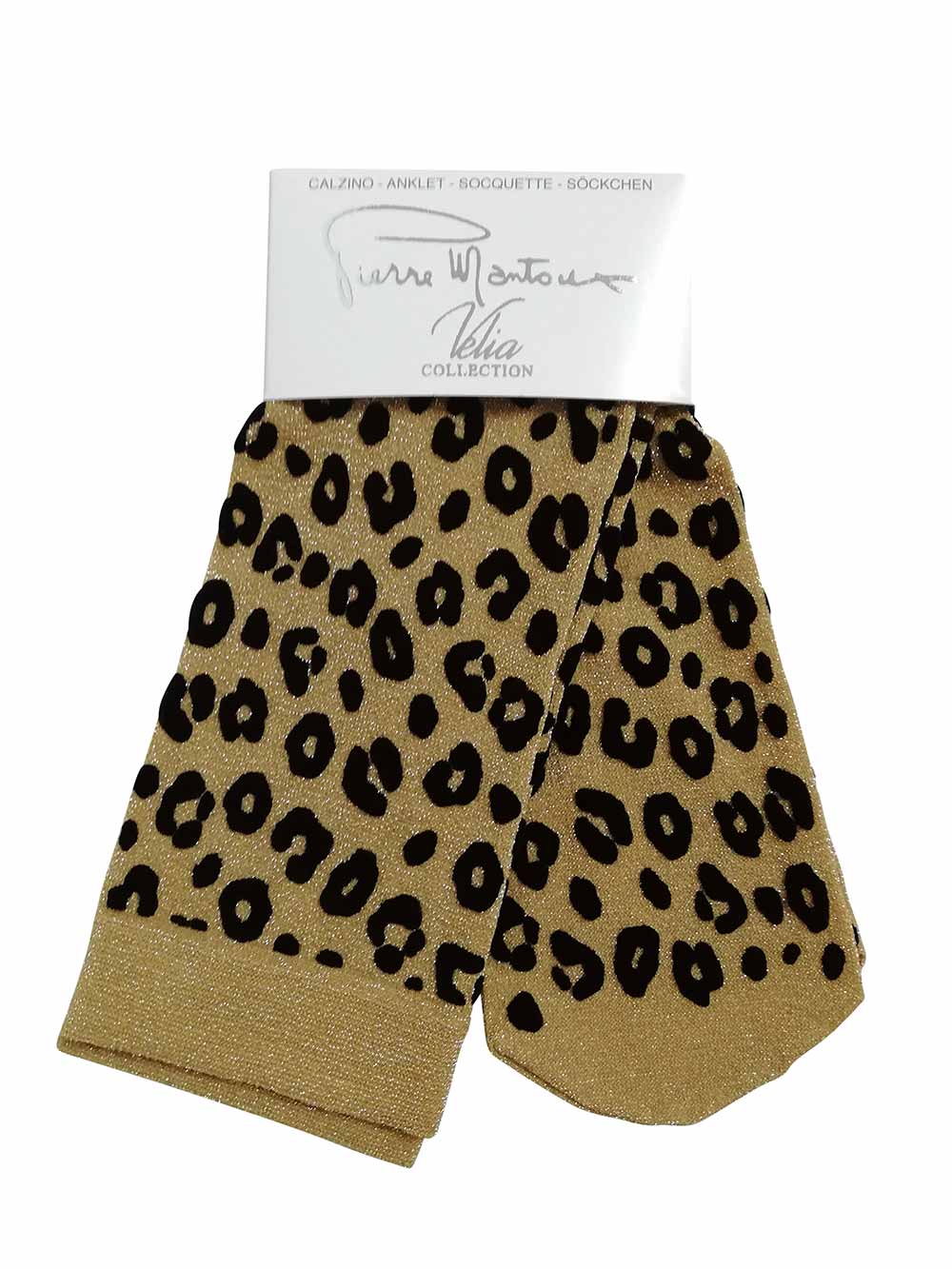 Calzino corto medio Tubolare Donna Pierre Mantoux Oro - 822190WIZ2003