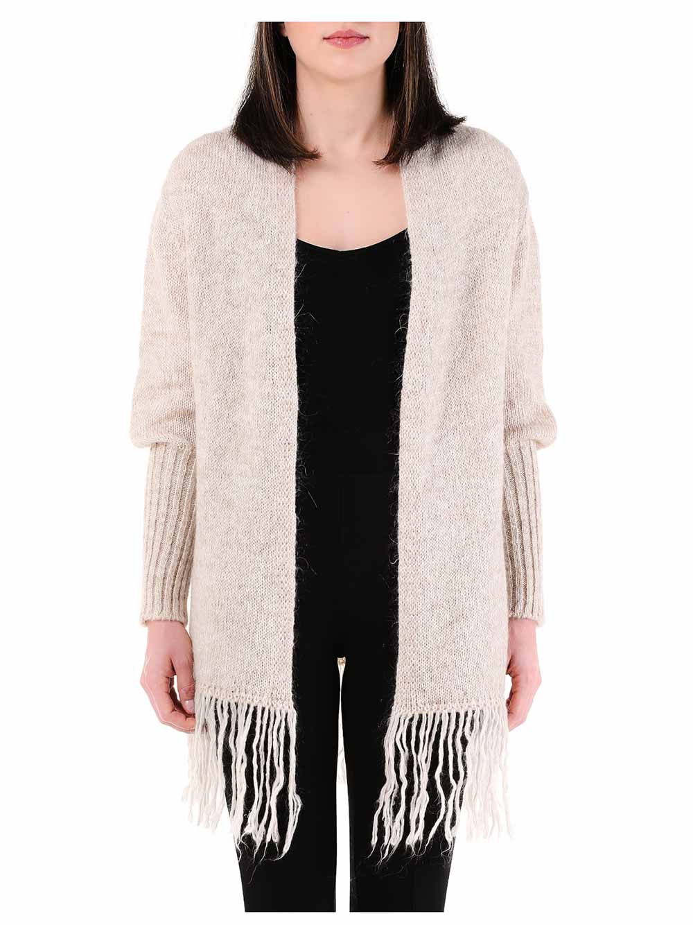 Cardigan Donna Liu Jo Rose Beige - 5F1068MA89A04270 Cardigan Donna Liu Jo Rose Beige - 5F1068MA89A04270