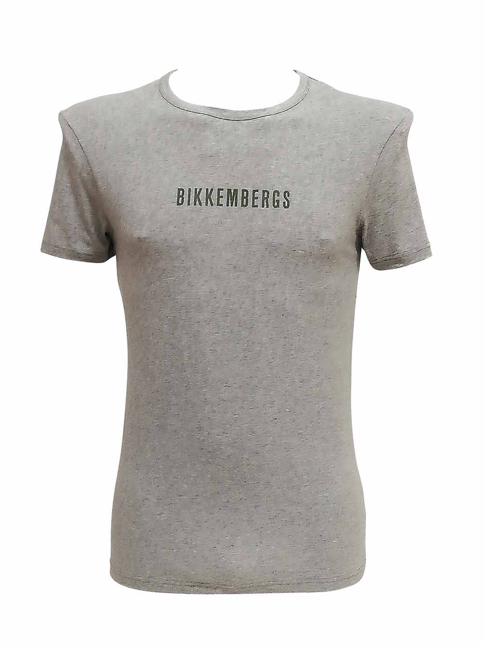 Maglia Uomo Bikkembergs in Cotone Grigia - VBKT051342200 Maglia Uomo Bikkembergs in Cotone Grigia - VBKT051342200