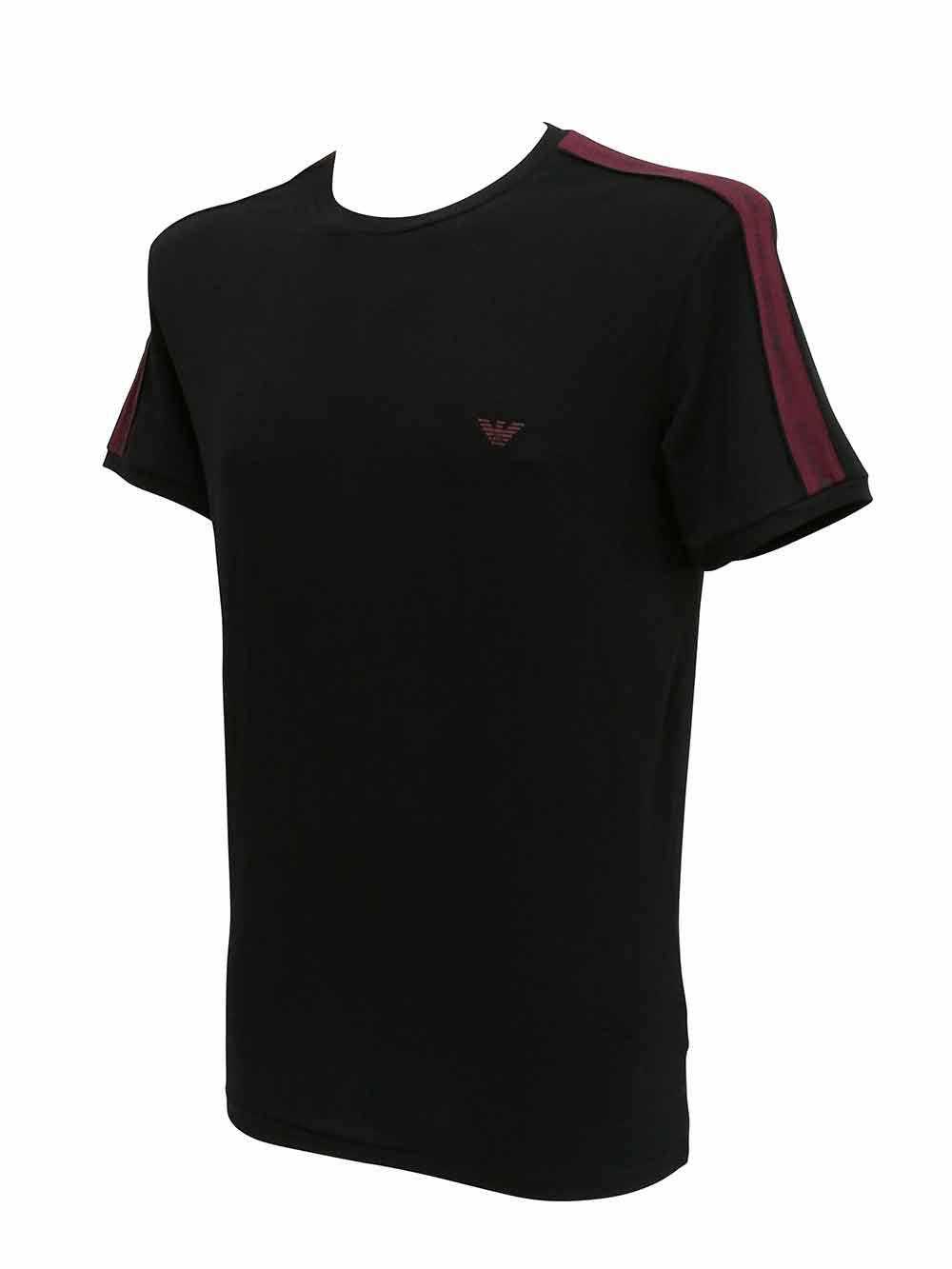 Maglia Uomo Emporio Armani Nera - 1118901A71720 Maglia Uomo Emporio Armani Nera - 1118901A71720