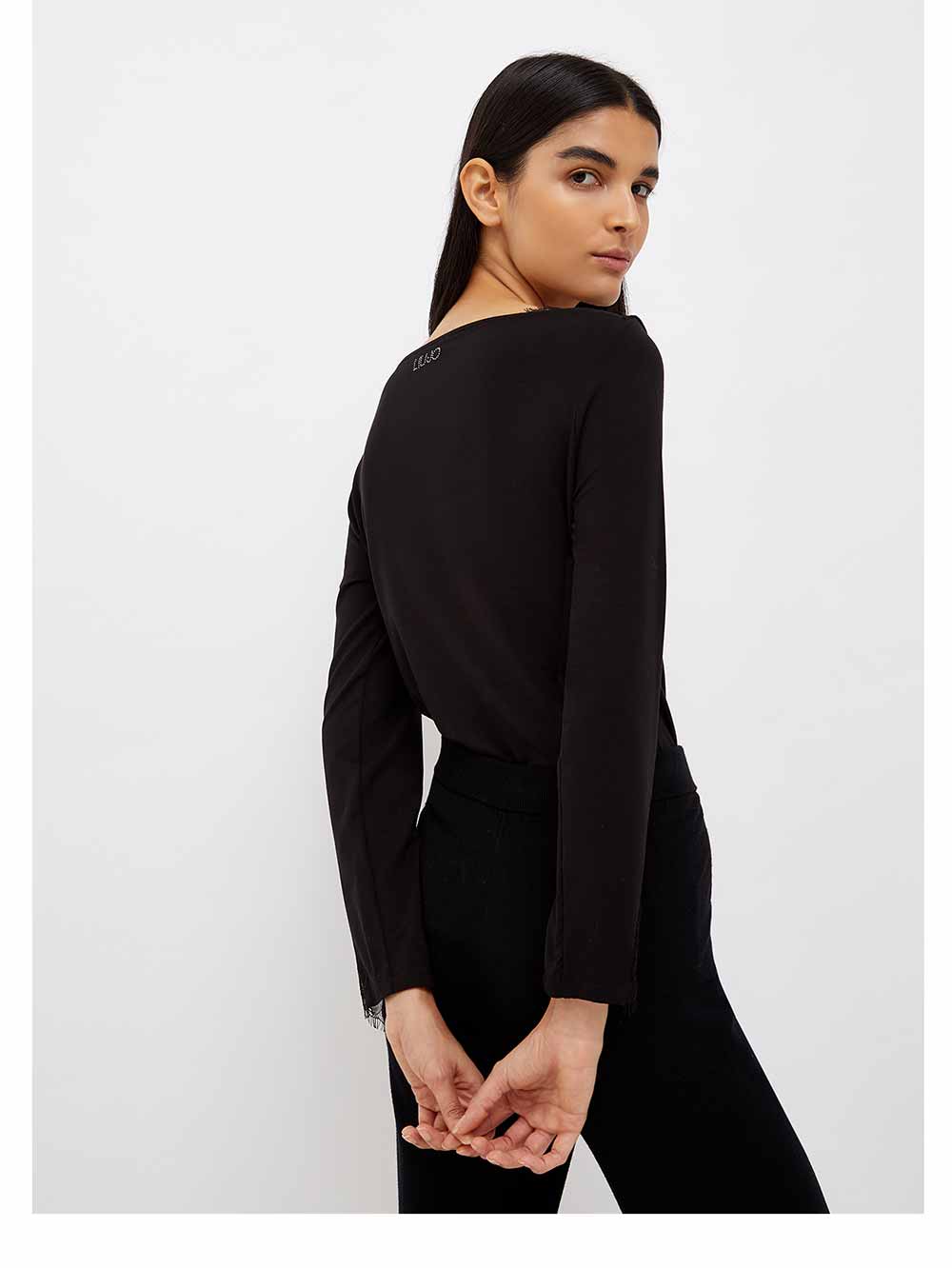 Maglia sottogiacca Donna Liu Jo Rose Nera - 5F1027J790522222 Maglia sottogiacca Donna Liu Jo Rose Nera - 5F1027J790522222