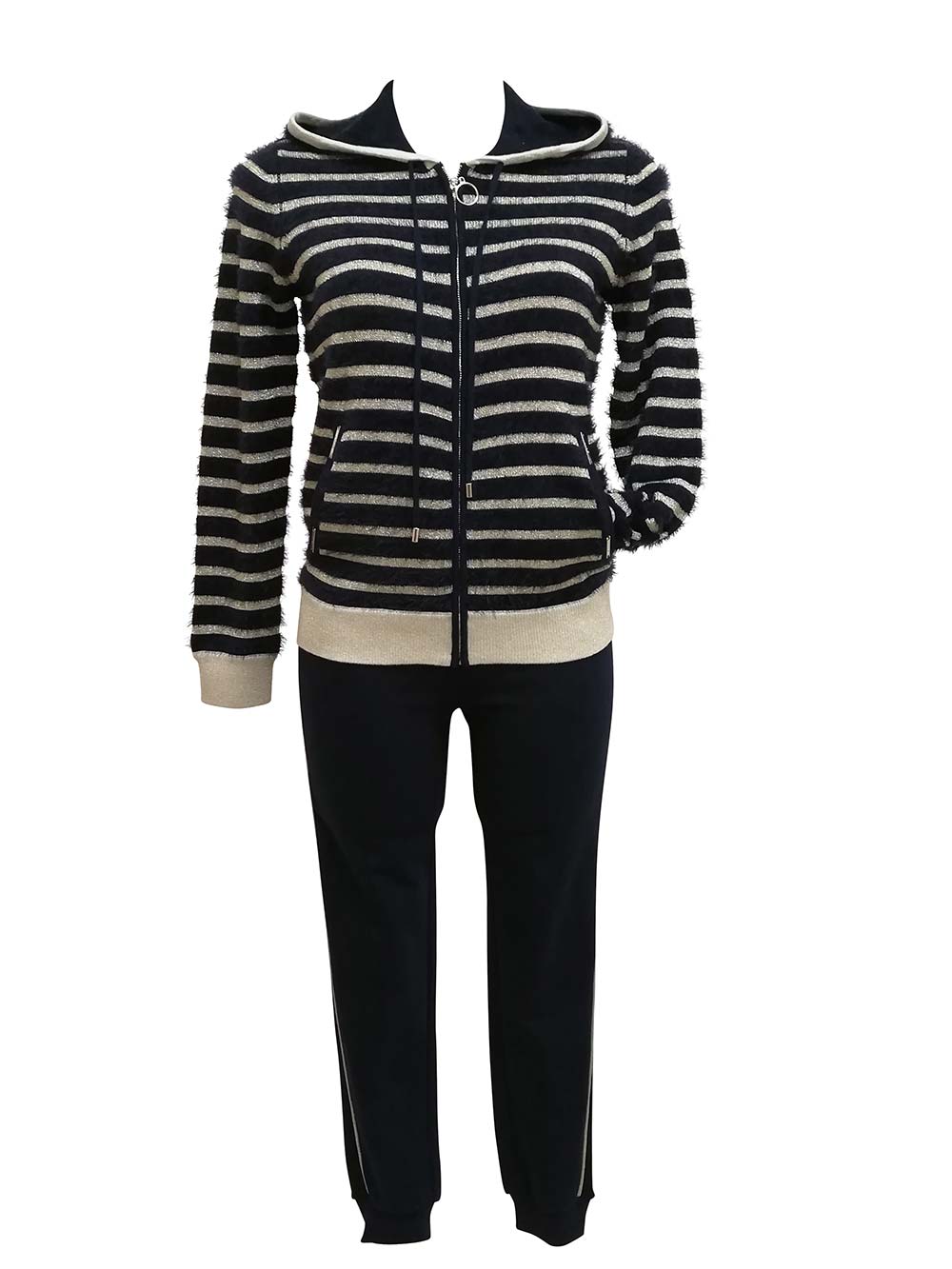Tuta Donna Liu Jo Sport Fantasia Righe Blu - TF1184MA27GB3987 Tuta Donna Liu Jo Sport Fantasia Righe Blu - TF1184MA27GB3987