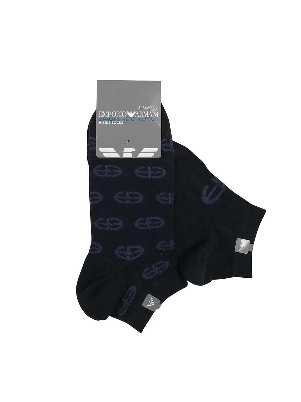 Bipack Calzino basso caviglia Emporio Armani Blu - 3022282R274135