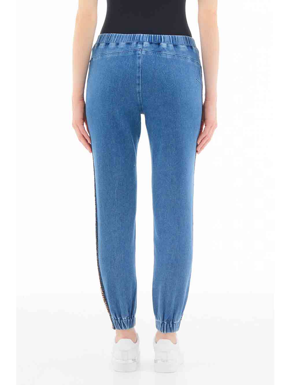 Pantalone Donna Liu Jo Sport Blu Denim - TA2199F087177050 Pantalone Donna Liu Jo Sport Blu Denim - TA2199F087177050