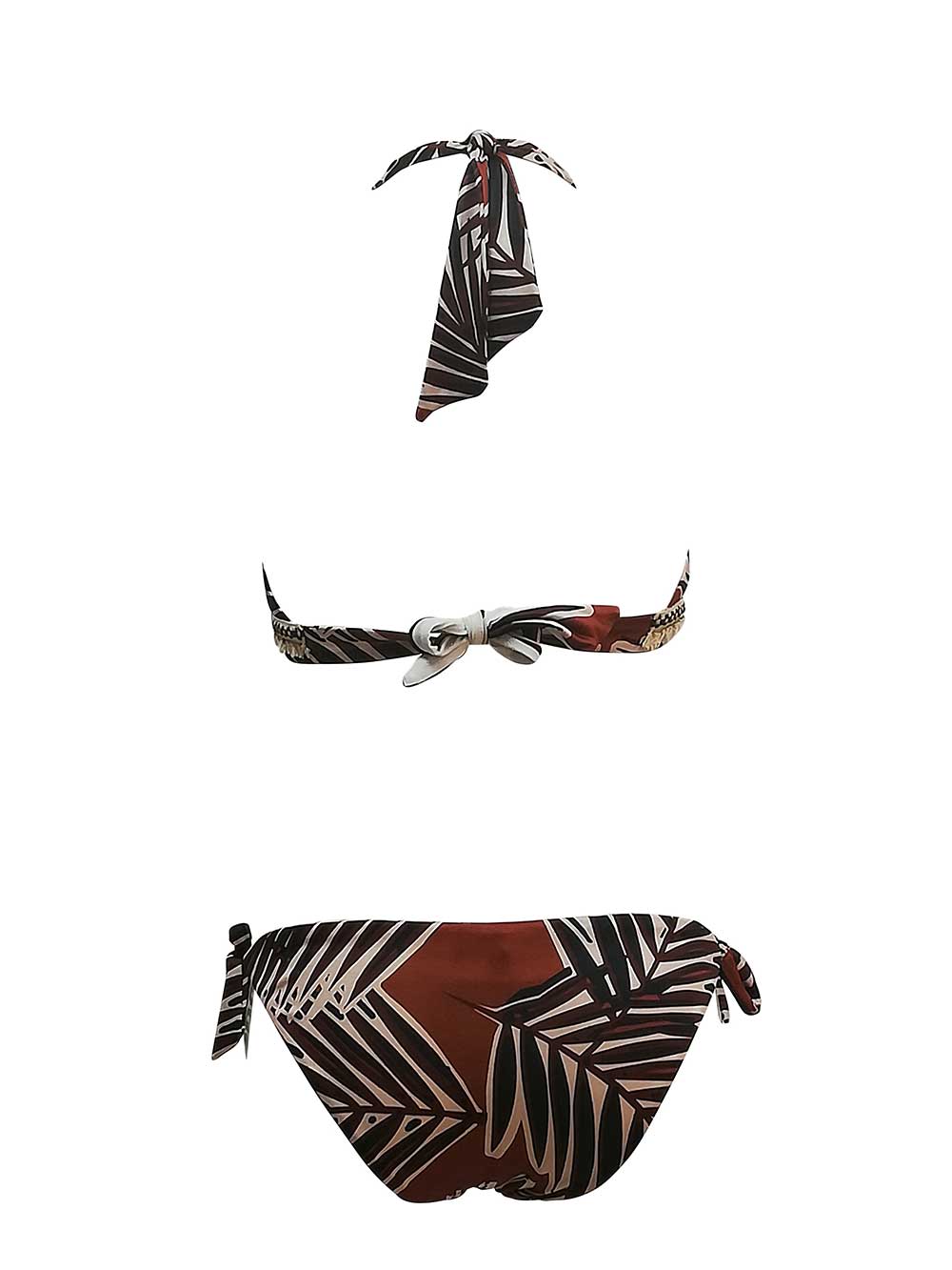 Bikini Donna Valery Tabacco Fantasia Palme - RGB81ZAN