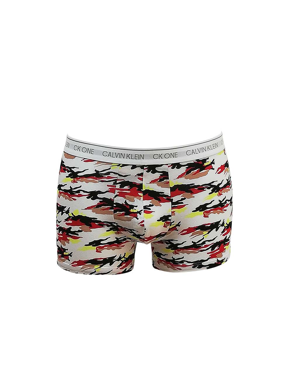 Boxer con Gambetta Uomo Calvin Klein Bianco - NB2216A1B9 Boxer con Gambetta Uomo Calvin Klein Bianco - NB2216A1B9