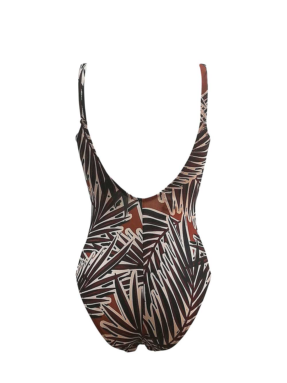 Costume Intero Donna Valery Tabacco Fantasia Palme - INB13ZAN Costume Intero Donna Valery Tabacco Fantasia Palme - INB13ZAN