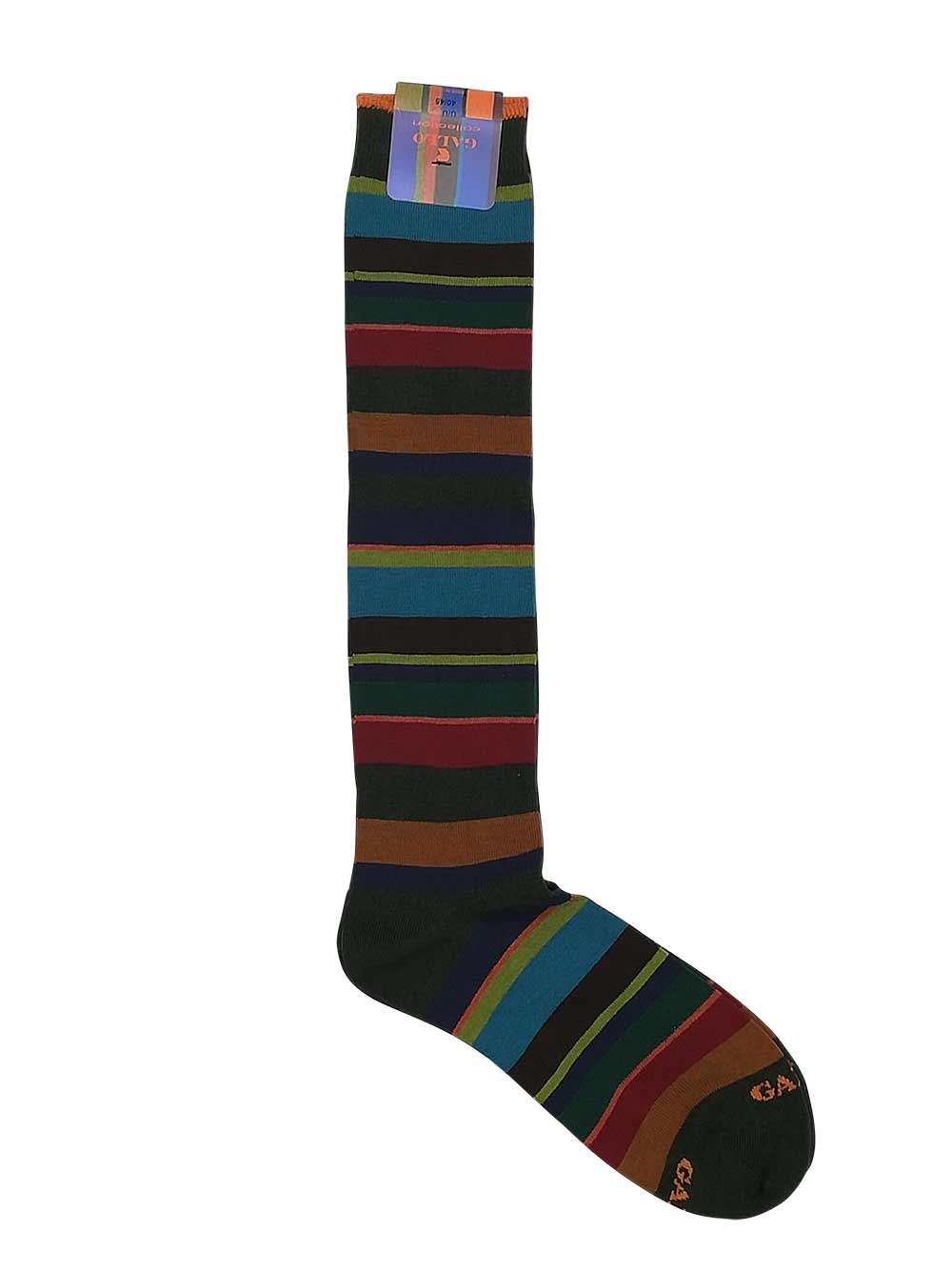 Gambaletto Uomo Gallo maglia rasata Fantasia Righe Multicolor - AP10341331874 Gambaletto Uomo Gallo maglia rasata Fantasia Righe Multicolor - AP10341331874