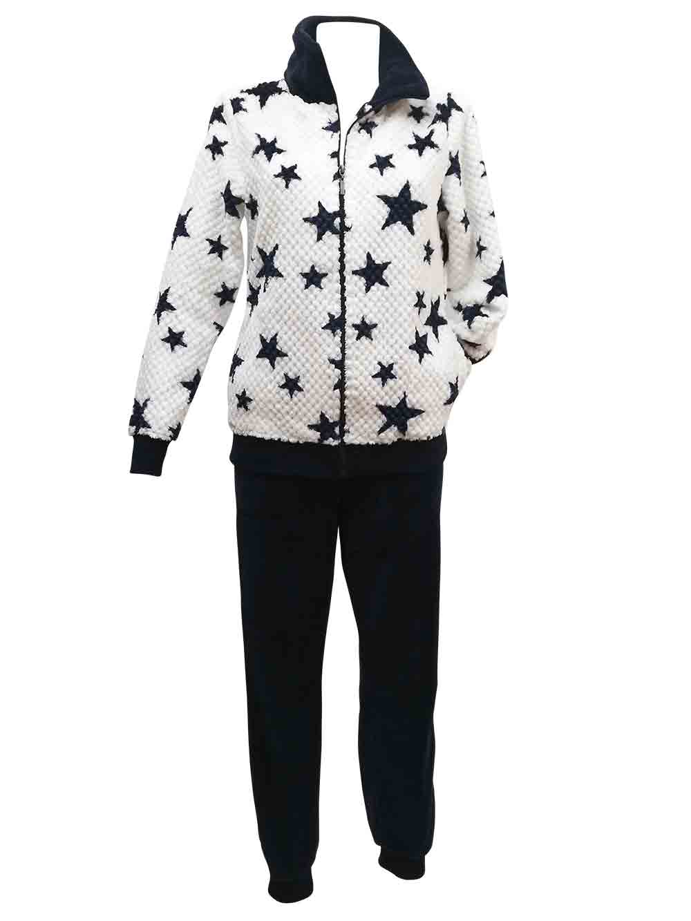 Tuta Donna Rebelle Bianca con Stelle - 812224208103 (1)