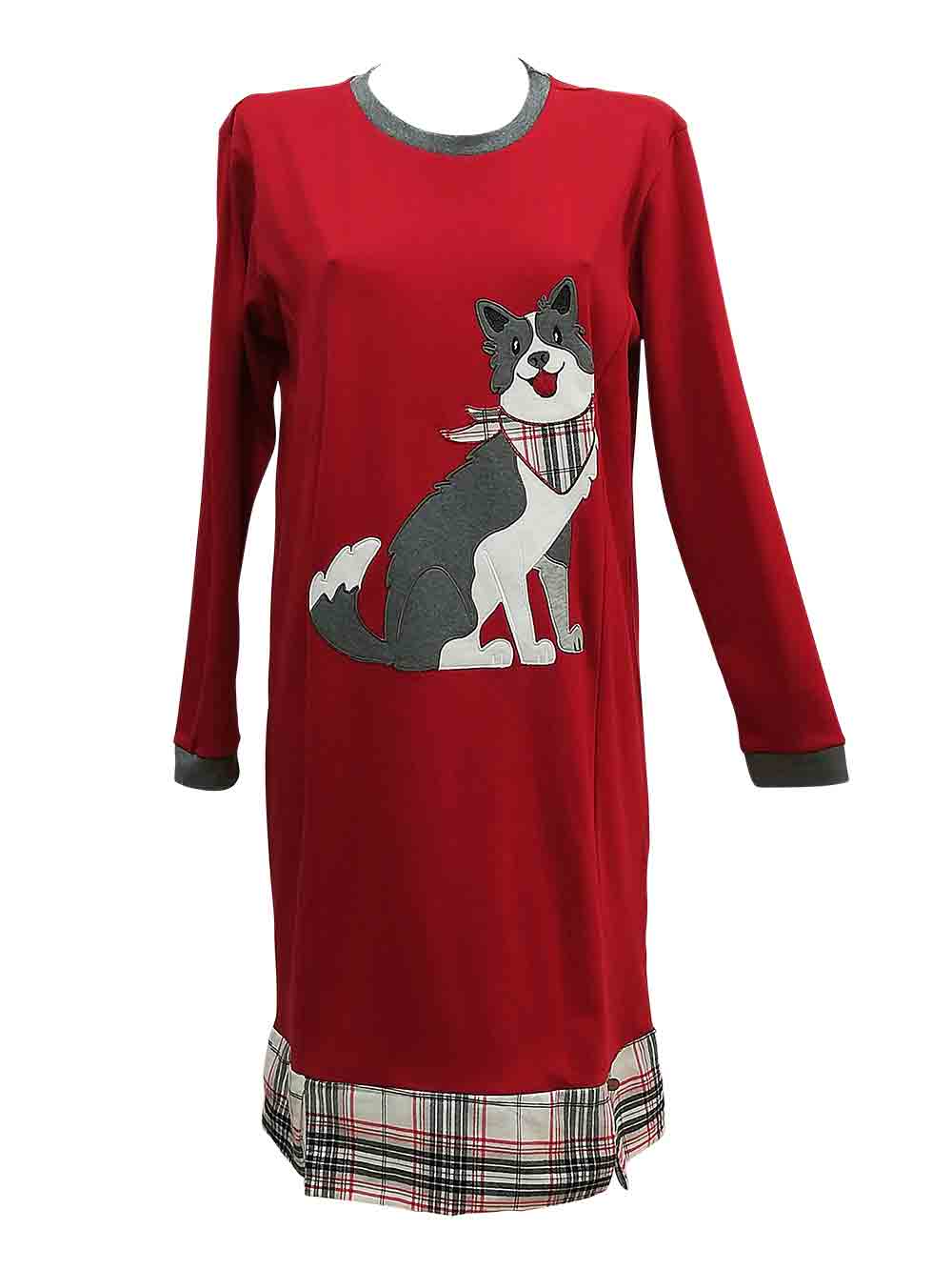 Camicia Da Notte Lunga Donna Con Zip - Cotone Comodo, Stampa Floreale, Tasche (Taglie S-XXL) - Foto 9