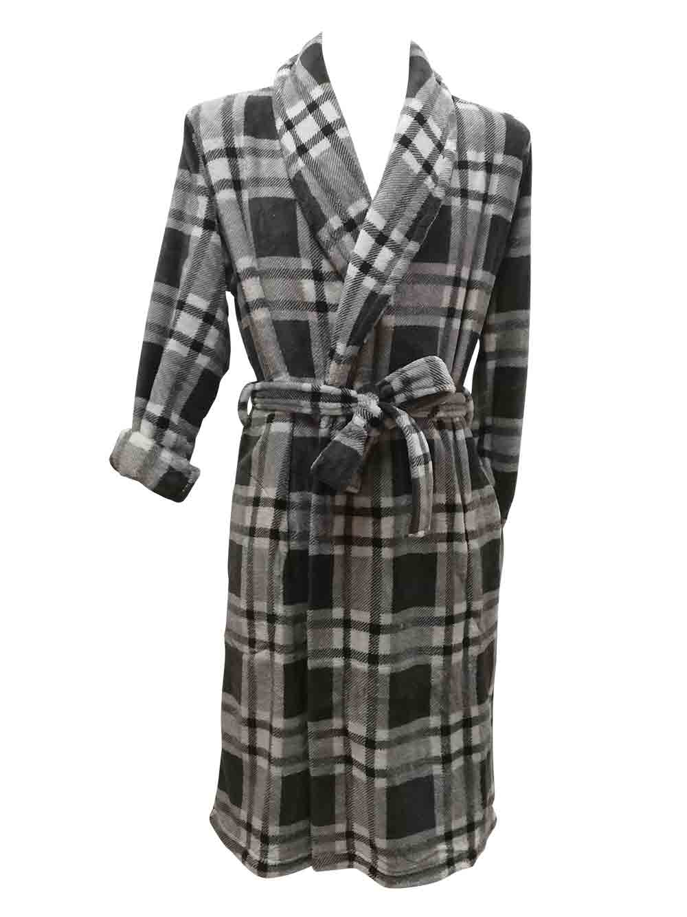 Vestaglia Uomo Pastunette fantasia quadri Grigia - 732226440919 (1) Vestaglia Uomo Pastunette fantasia quadri Grigia - 732226440919