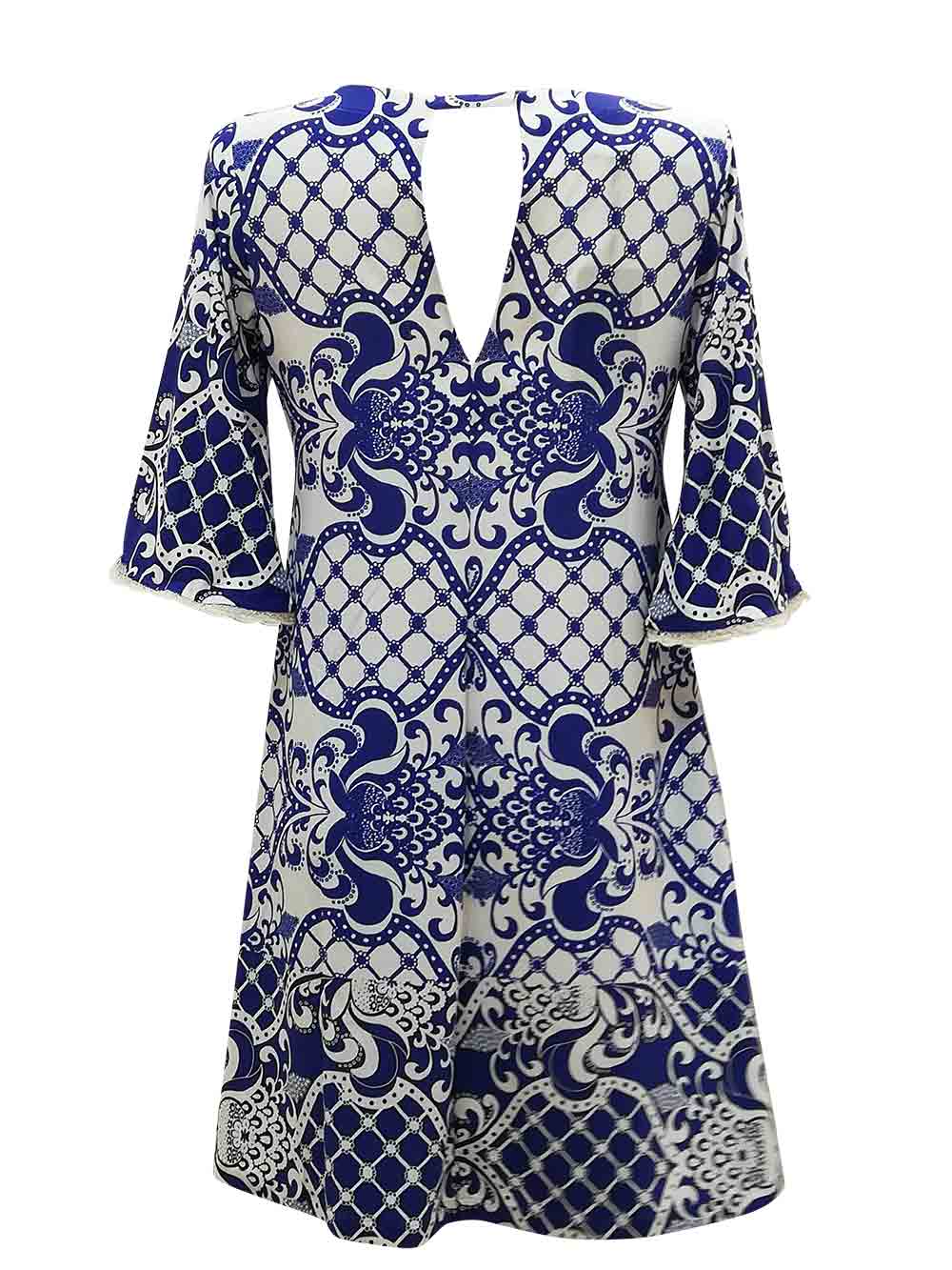 Abitino Mare Donna Valery stampa fantasia maioliche - ABE44PR70 (2) Abitino Mare Donna Valery stampa fantasia maioliche - ABE44PR70