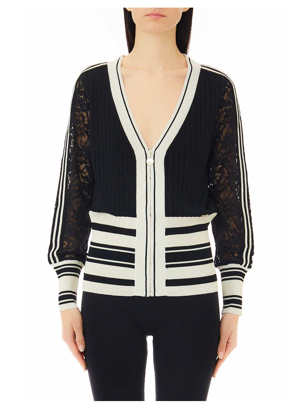 Maglia-Aperta-Cardigan-Donna-Bicolor-Liu-Jo-Sport---TA3001MS36LA5306-(1)
