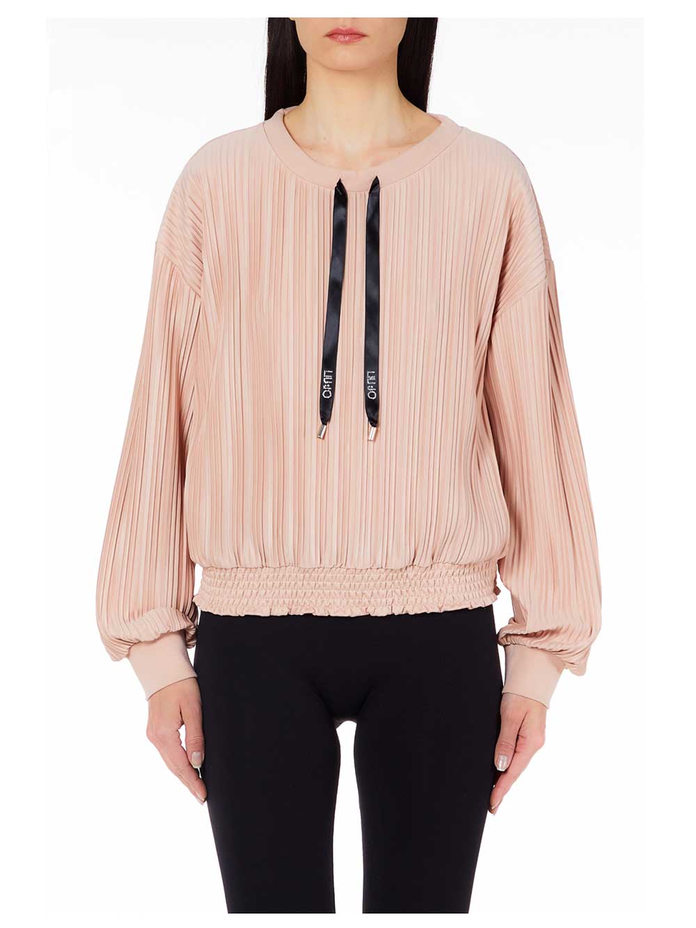 Maglia-Donna-Liu-Jo-Sport-Nude---TA3072J657951315-(1) Maglia Donna Liu Jo Sport Nude - TA3072J657951315
