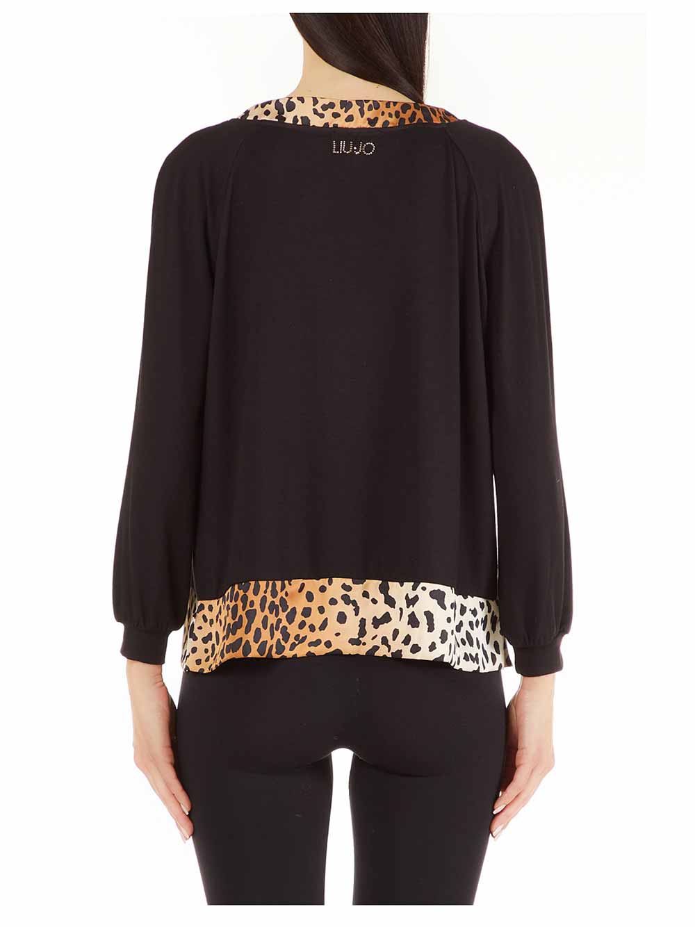 Maglia-Donna-Liu-Jo-Sport-Nera-Dalmata---5F2022J6512R9628-(2) Maglia Donna Liu Jo Sport Nera Dalmata - 5F2022J6512R9628