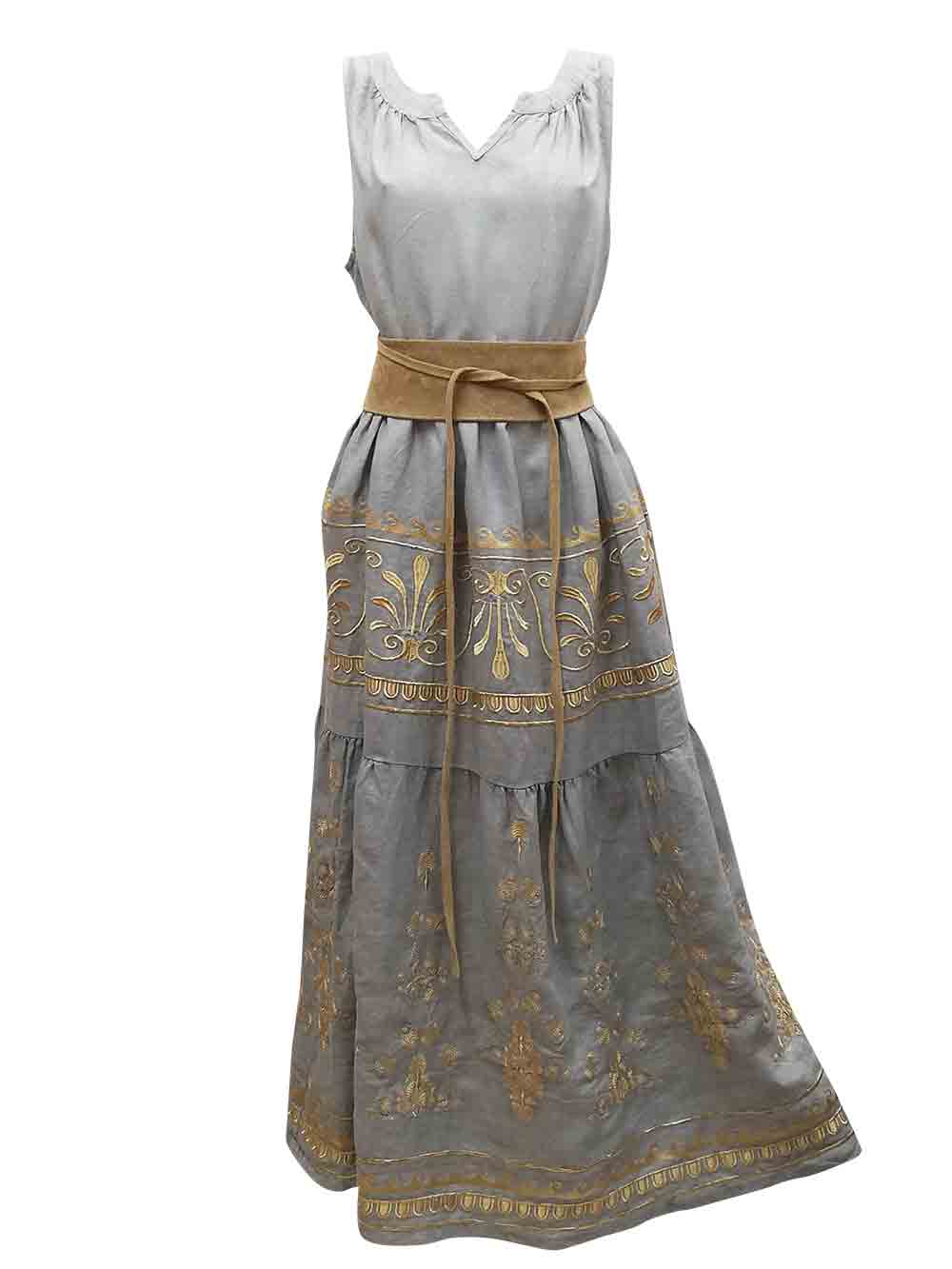 Abito Lungo Donna Coocu Grey Gold - 237092834 (3) Abito Lungo Donna Coocu Grey Gold - 237092834