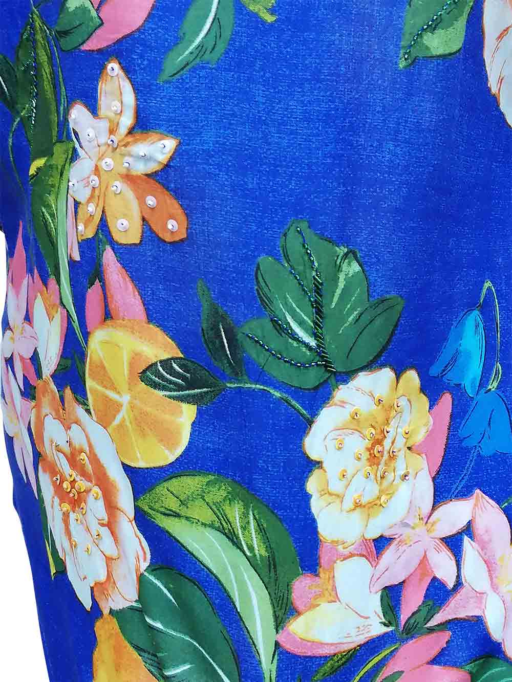 Kaftano Donna Vacanze Italiane Fantasia Floreale Bluette - VI23101 (2) Kaftano Donna Vacanze Italiane Fantasia Floreale Bluette - VI23101