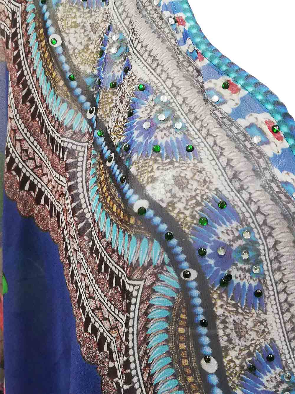 Kaftano Donna Vacanze Italiane Stampa Foulard Fantasia Floreale - VI23103 (2) Kaftano Donna Vacanze Italiane Stampa Foulard Fantasia Floreale - VI23103