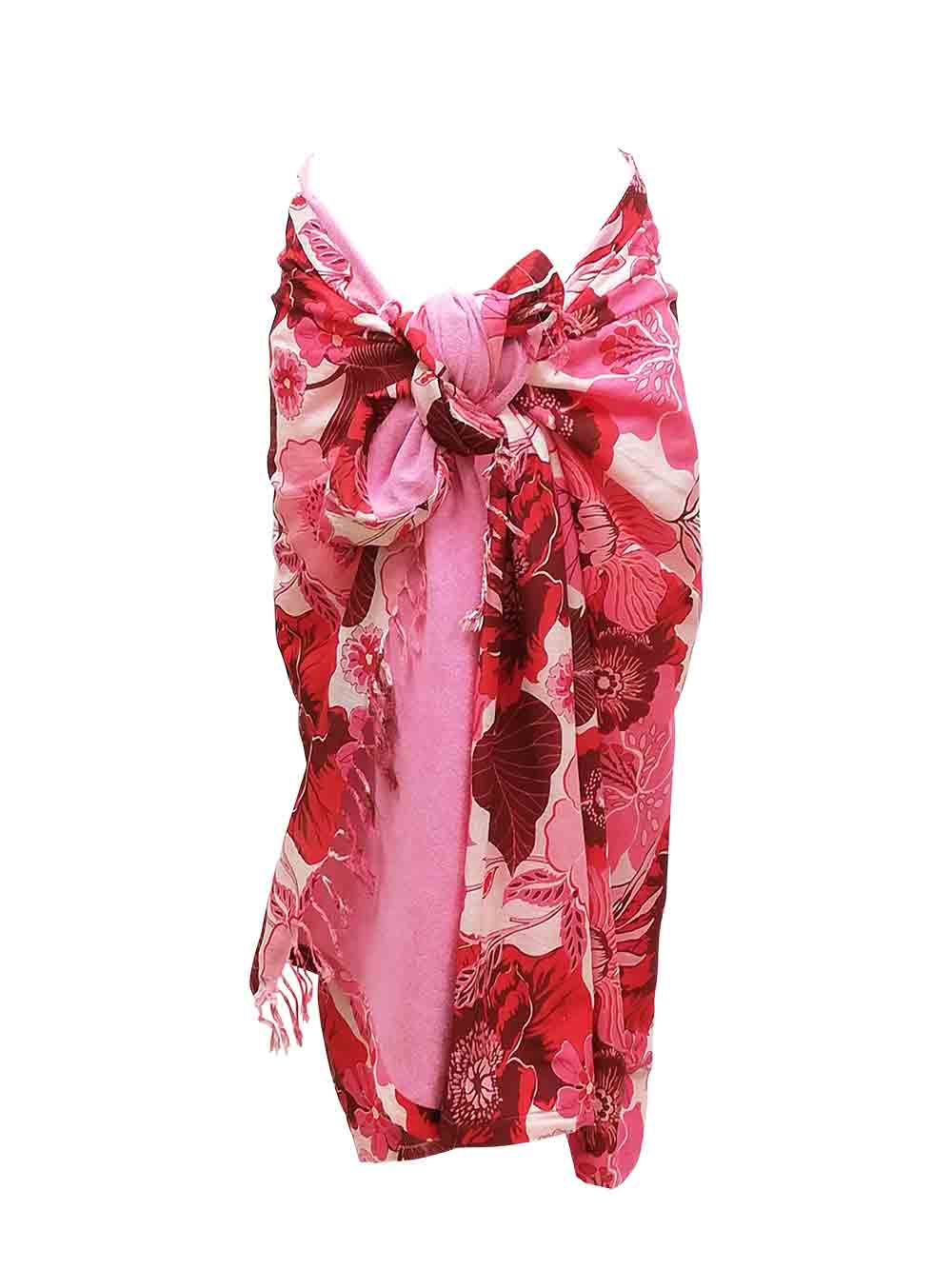 Pareo Donna Vacanze Italiane Multicolor Rosa - VI23090 Pareo Donna Vacanze Italiane Multicolor Rosa - VI23090
