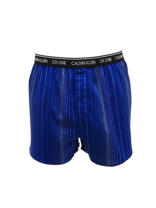 Boxer Uomo Calvin Klein a Righe Bluette - NB3000A
