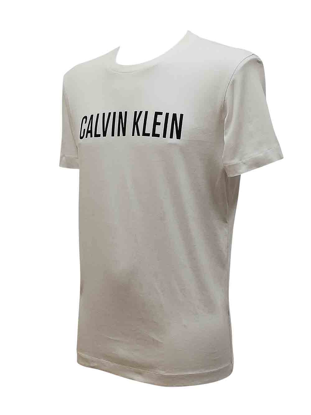 Maglia Uomo Calvin Klein Bianca - KM0KM00836YCD Maglia Uomo Calvin Klein Bianca - KM0KM00836YCD