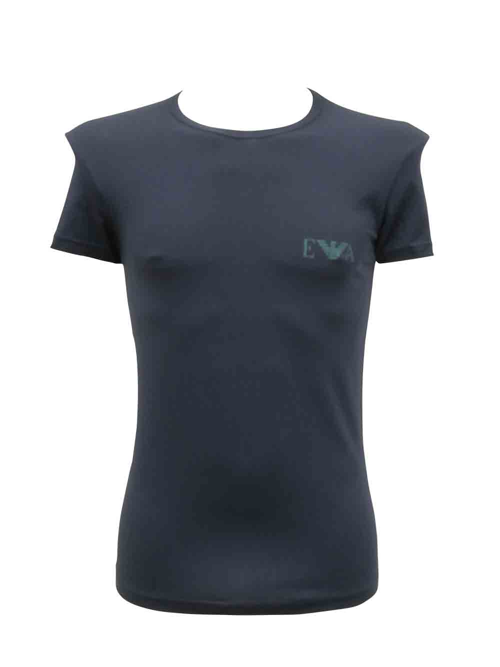 Maglia Uomo Emporio Armani Blu - 1116703R71510410 Maglia Uomo Emporio Armani Blu - 1116703R71510410