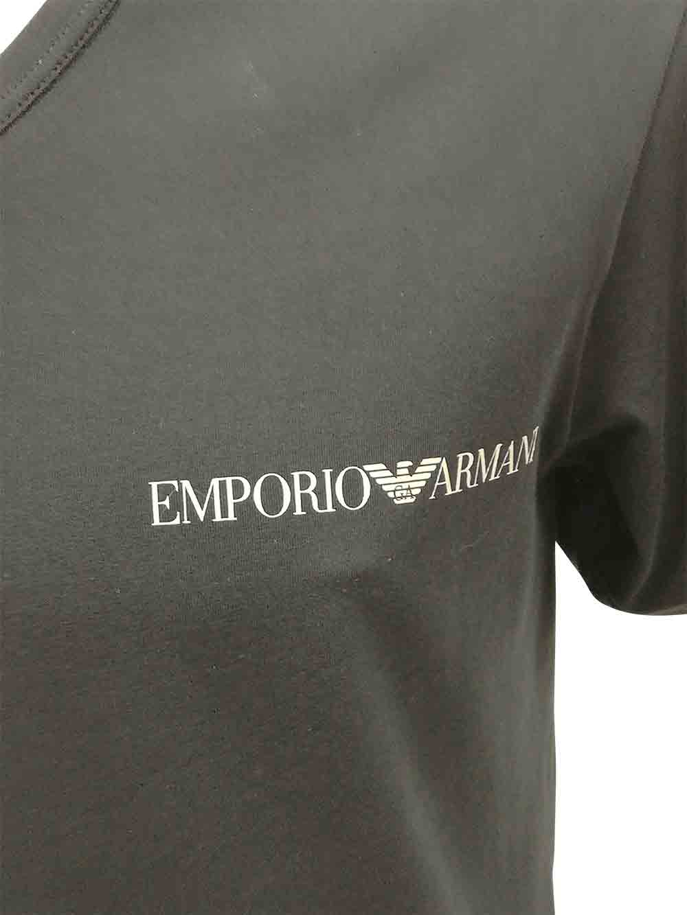 Maglia Uomo Emporio Armani Nera - 1118493R71723820 (2) Maglia Uomo Emporio Armani Nera - 1118493R71723820