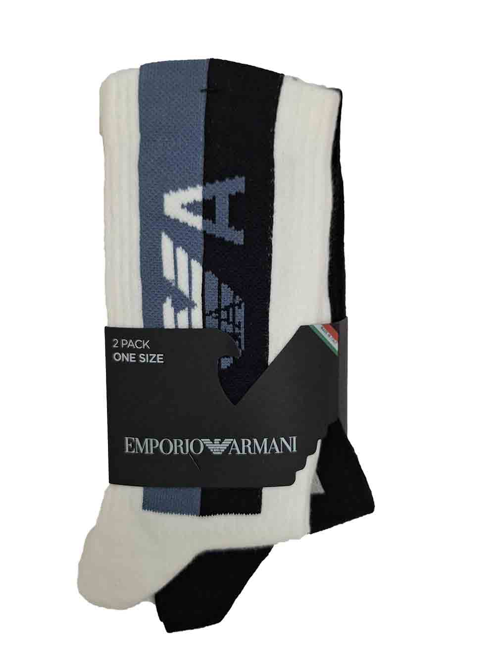 Calzino Sport Bipack Uomo Emporio Armani - 3031223F384911 Calzino Sport Bipack Uomo Emporio Armani - 3031223F384911