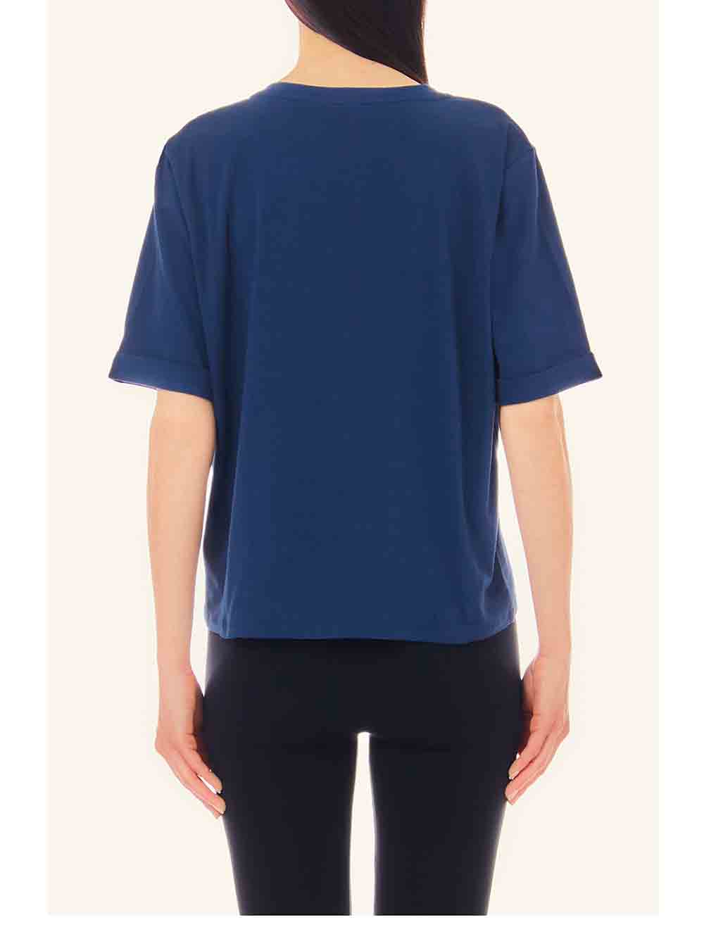 Maglia-Donna-Liu-Jo-Sport-Blu---TA4101JS00394024-(2) Maglia Donna Liu Jo Sport Blu - TA4101JS00394024
