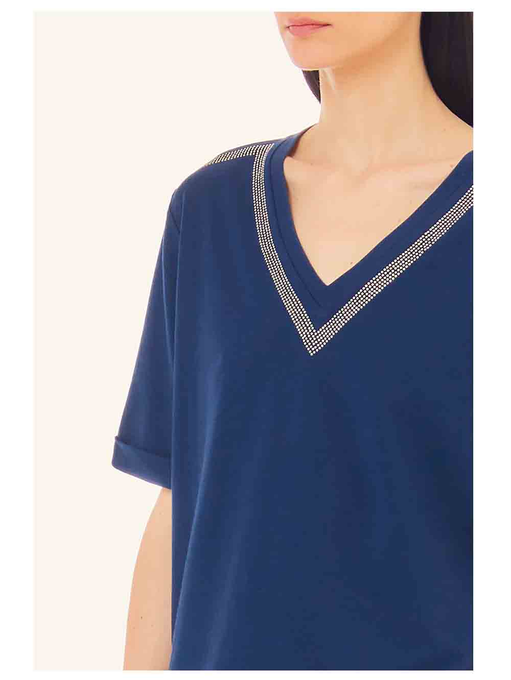 Maglia-Donna-Liu-Jo-Sport-Blu---TA4101JS00394024-(3) Maglia Donna Liu Jo Sport Blu - TA4101JS00394024