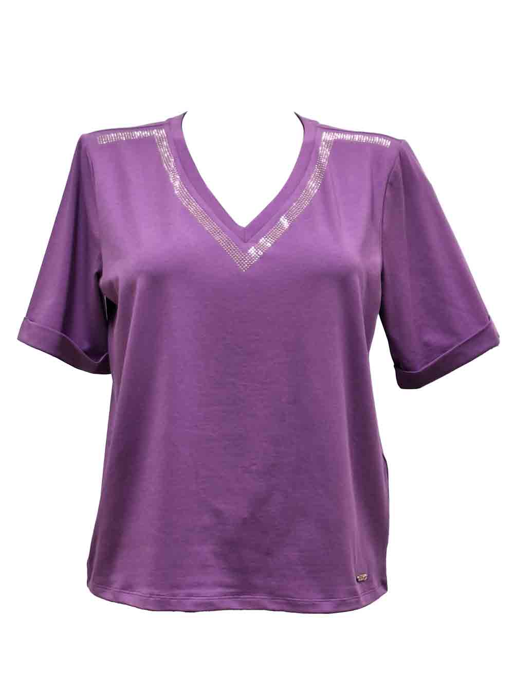Maglia-Donna-Liu-Jo-Sport-Viola---TA4101JS00383533-(1) Maglia Donna Liu Jo Sport Viola - TA4101JS00383533