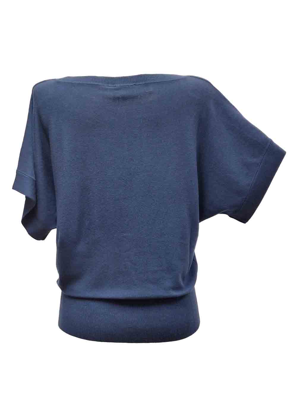 Maglietta-Donna-Liu-Jo-Sport-Blu---TA4055MS49I94024-(2) Maglietta Donna Liu Jo Sport Blu - TA4055MS49I94024