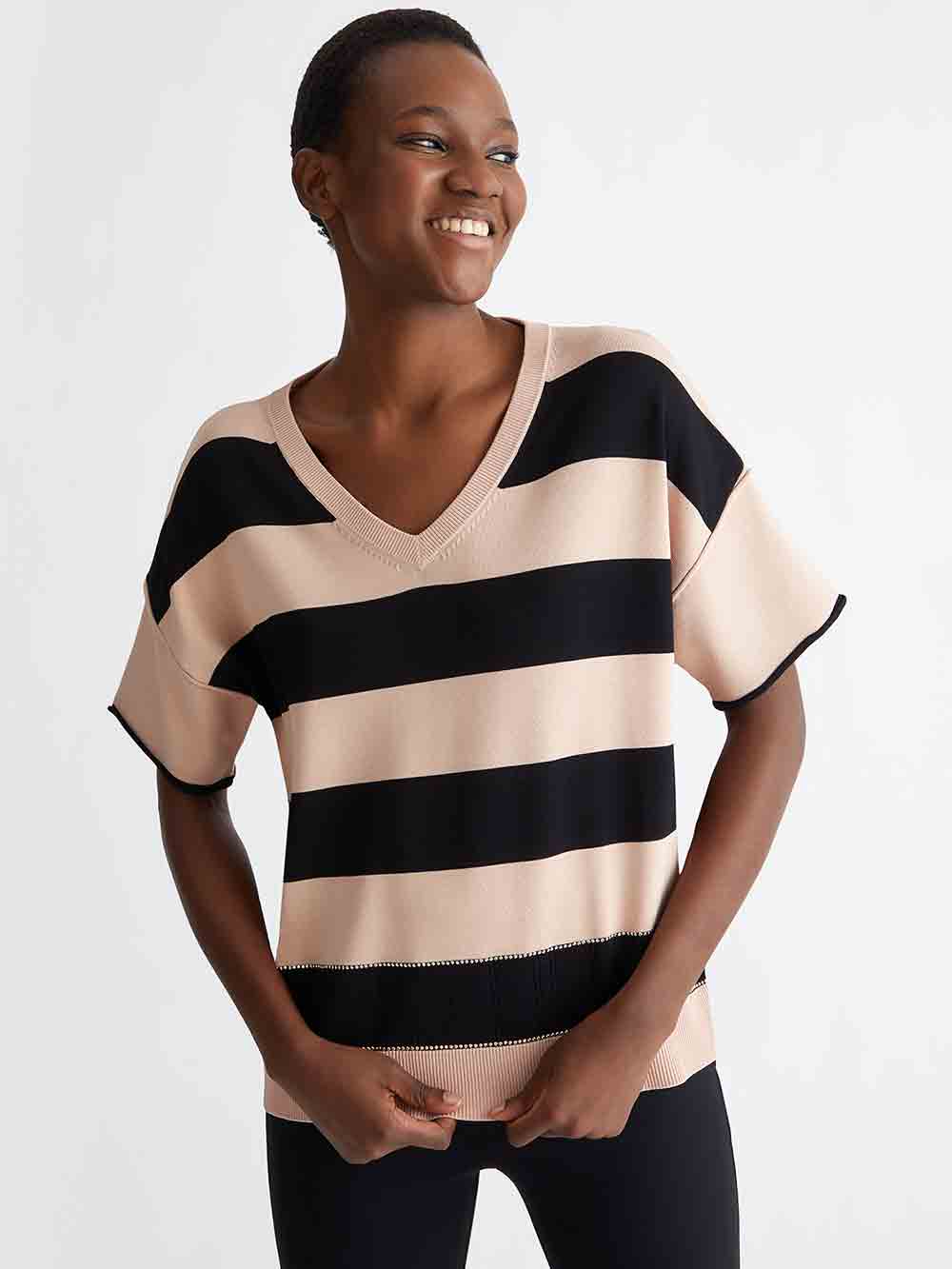 Maglia-Donna-Liu-Jo-Sport-Righe-Baby-Nero---TA4115MS36LC3381-(1)