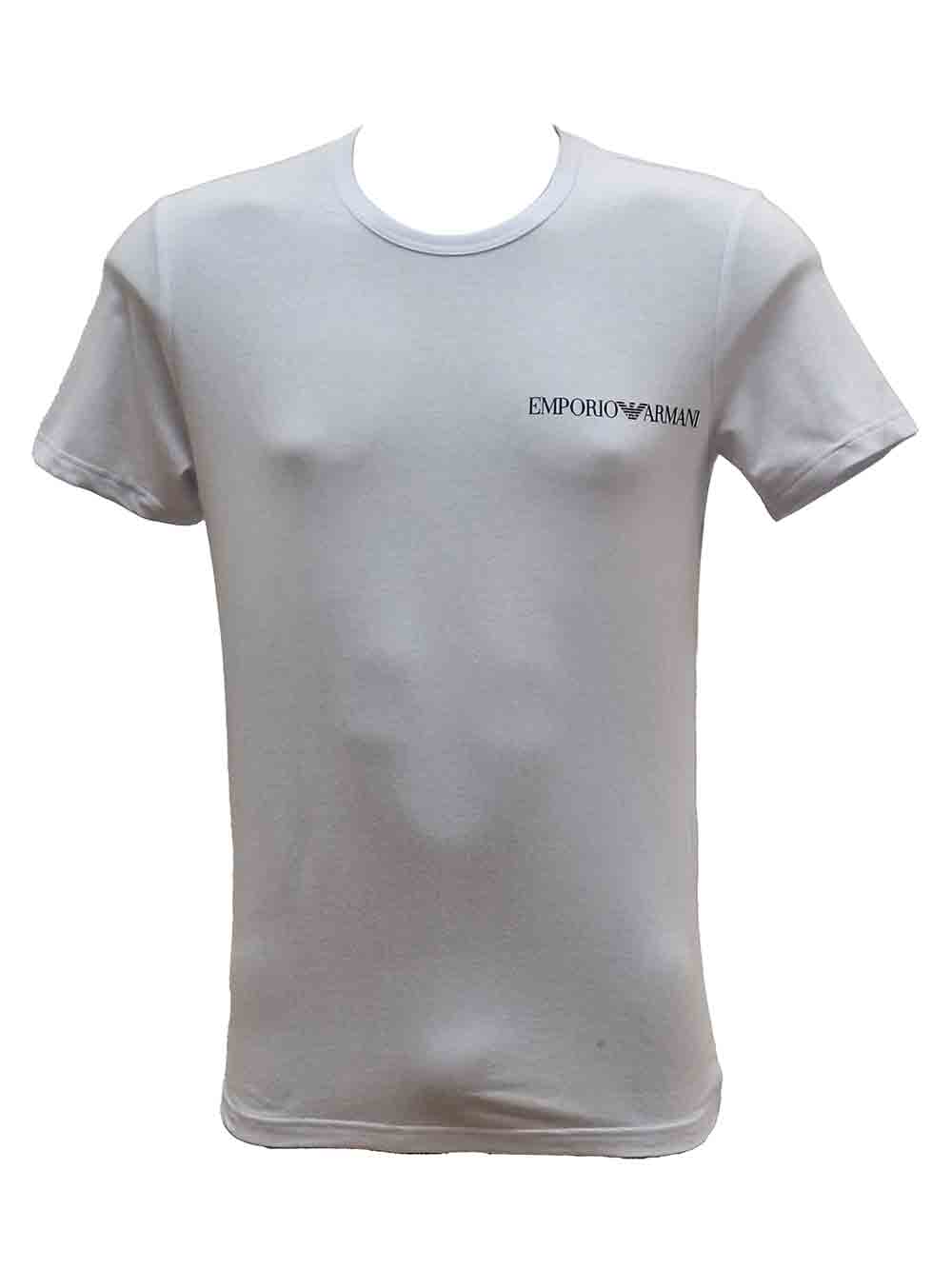 Maglia Uomo Emporio Armani Bianco Nero - 1112674R717BIANCONERO Maglia Uomo Emporio Armani Bianco Nero - 1112674R717BIANCONERO