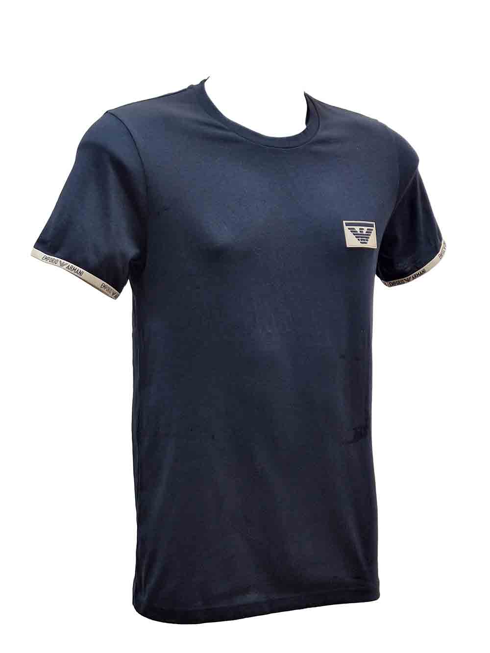 Maglia Uomo Emporio Armani Blu - 1106534R755135 Maglia Uomo Emporio Armani Blu - 1106534R755135