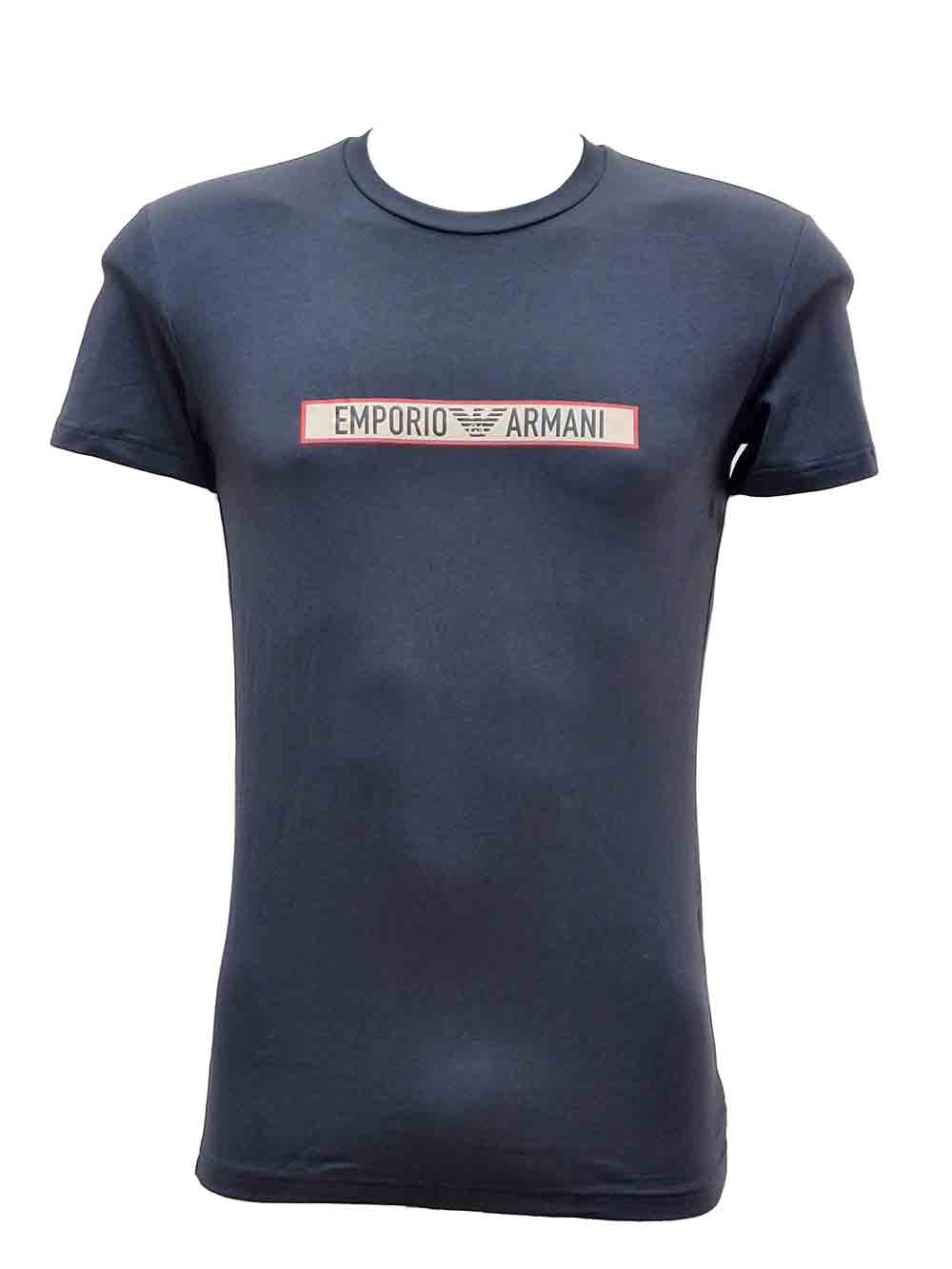 Maglia Uomo Emporio Armani Blu - 1110354R517135 Maglia Uomo Emporio Armani Blu - 1110354R517135