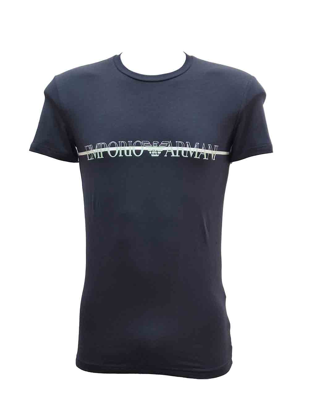 Maglia Uomo Emporio Armani Blu - 1110354R729135 Maglia Uomo Emporio Armani Blu - 1110354R729135
