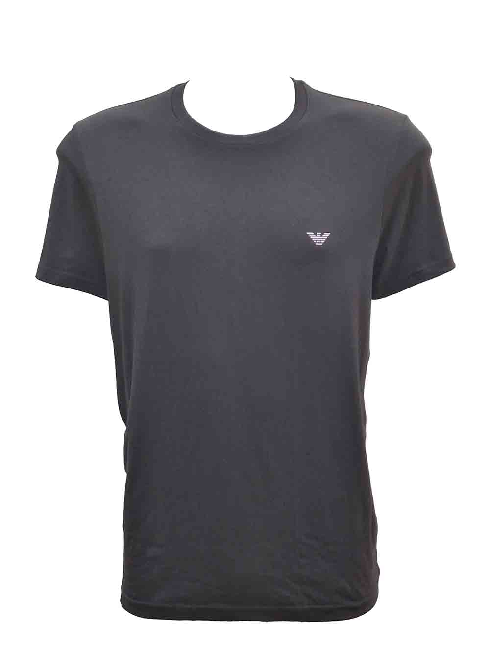 Maglia Uomo Emporio Armani Nero Lilla - 1112674R720NEROLILLA Maglia Uomo Emporio Armani Nero Lilla - 1112674R720NEROLILLA