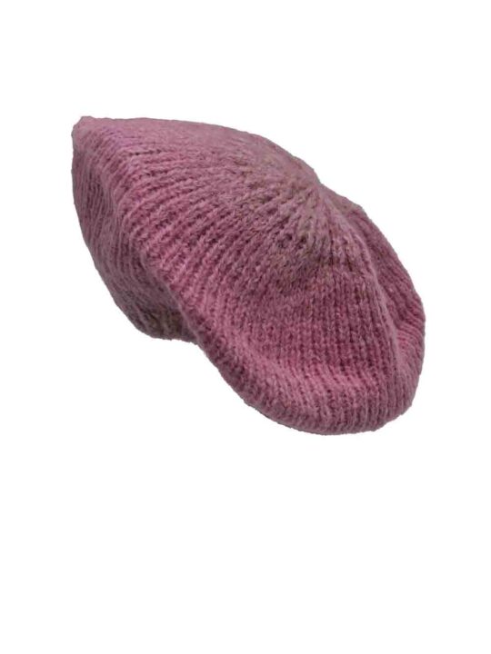 Cappello Donna Omero forma a basco in misto lana pregiata - 700209ROSAMELANGE