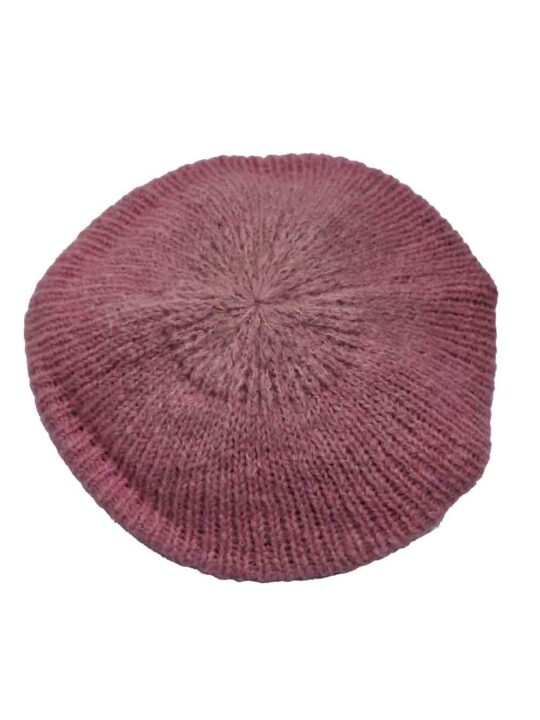 Cappello Donna Omero forma a basco in misto lana pregiata - 700209ROSAMELANGE